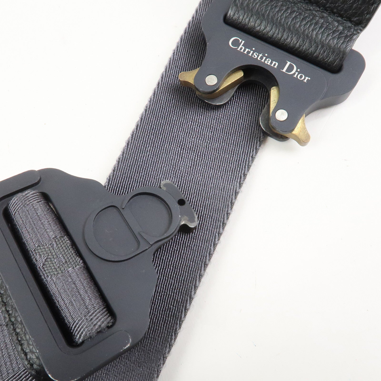 Christian Dior Oblique Saddle Jacquard Canvas Leather Waist Bag