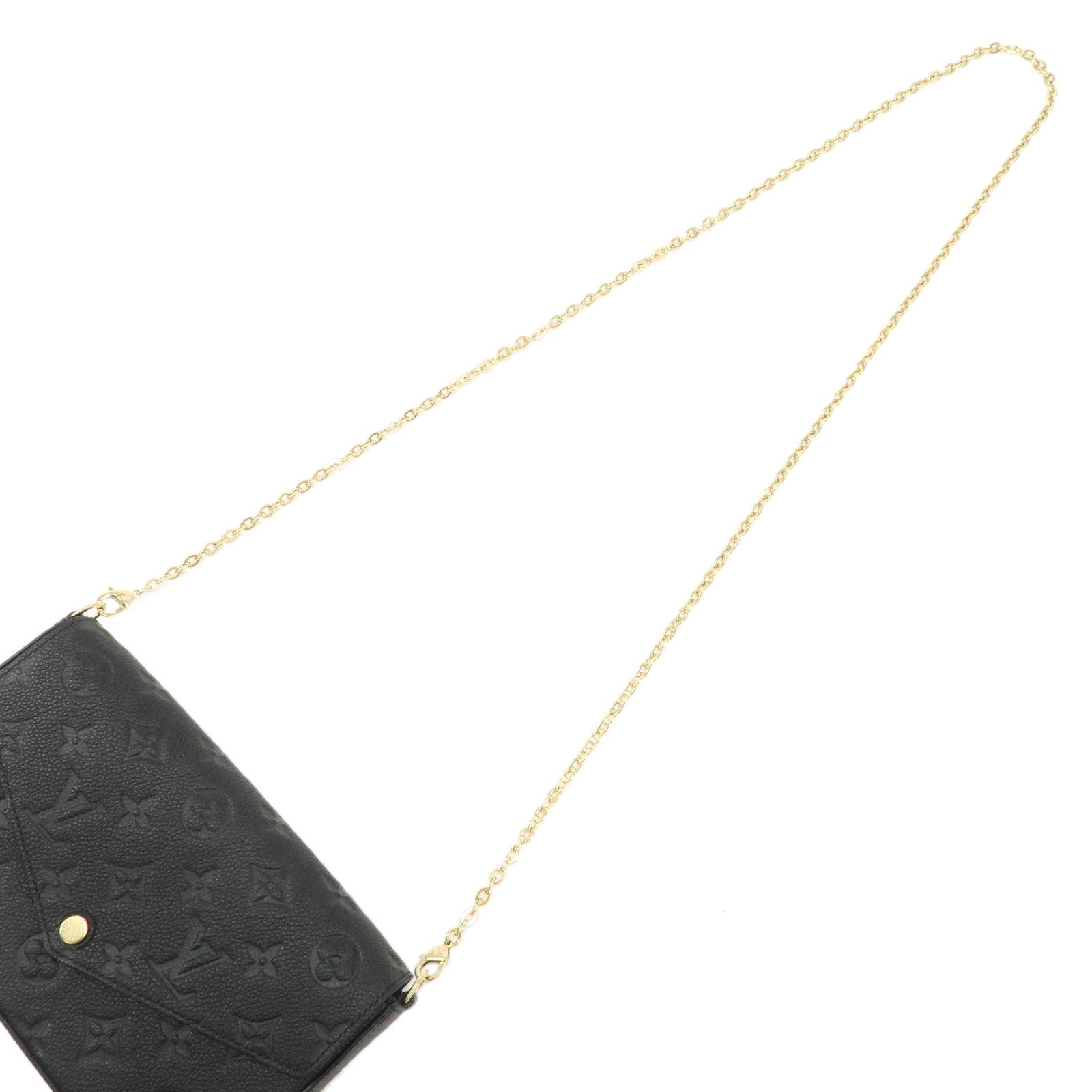 Louis Vuitton Monogram Empreinte Pochette Felicie Noir M82477