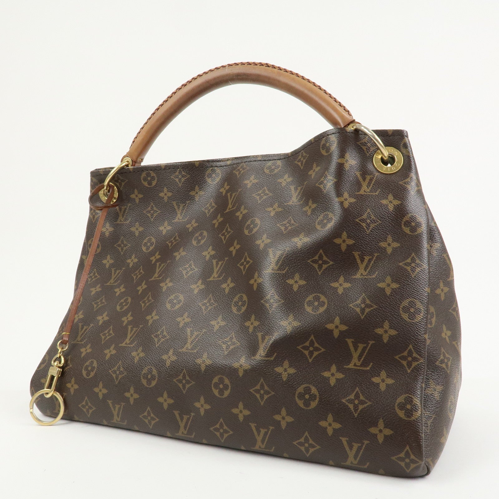 Louis Vuitton Monogram Artsy MM Shoulder Bag Brown M40249
