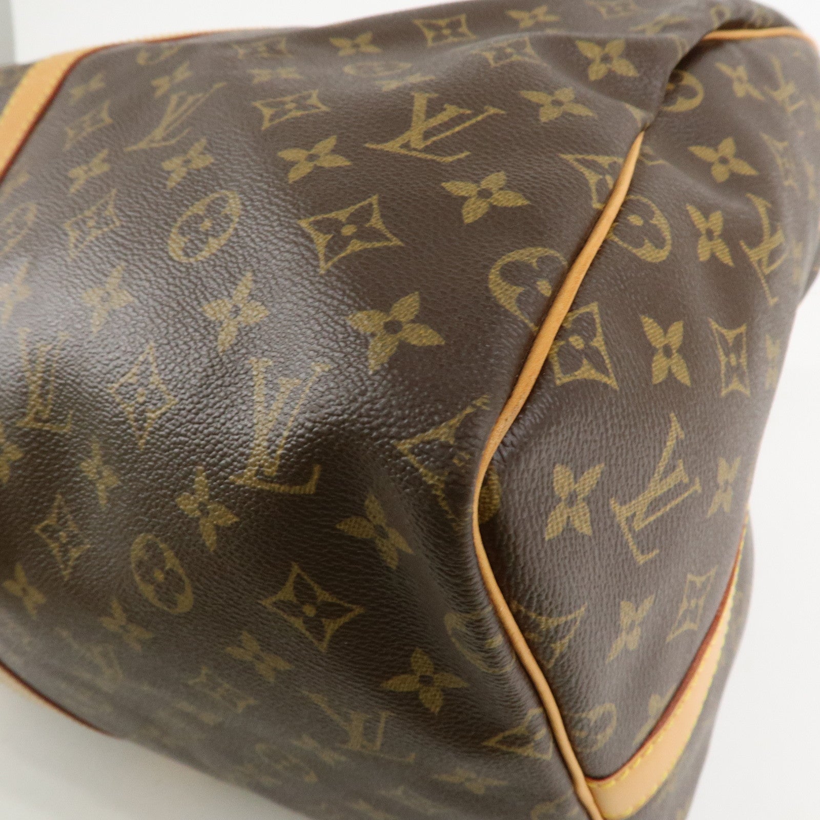 Louis Vuitton Monogram Keep All Bandouliere 55 Bag Brown M41414 Used