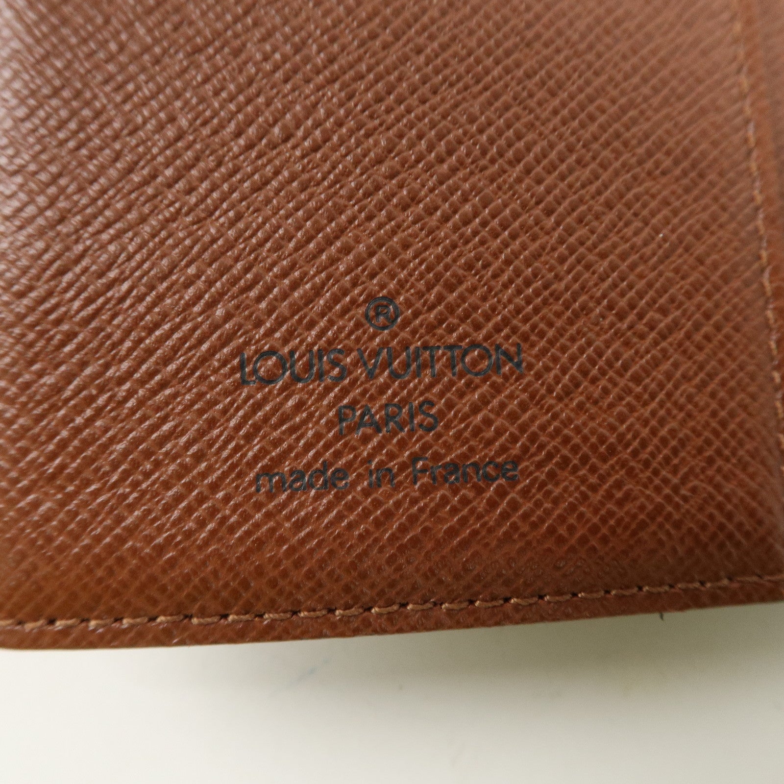 Louis Vuitton Monogram Agenda PM Planner Cover Brown R20005 Used