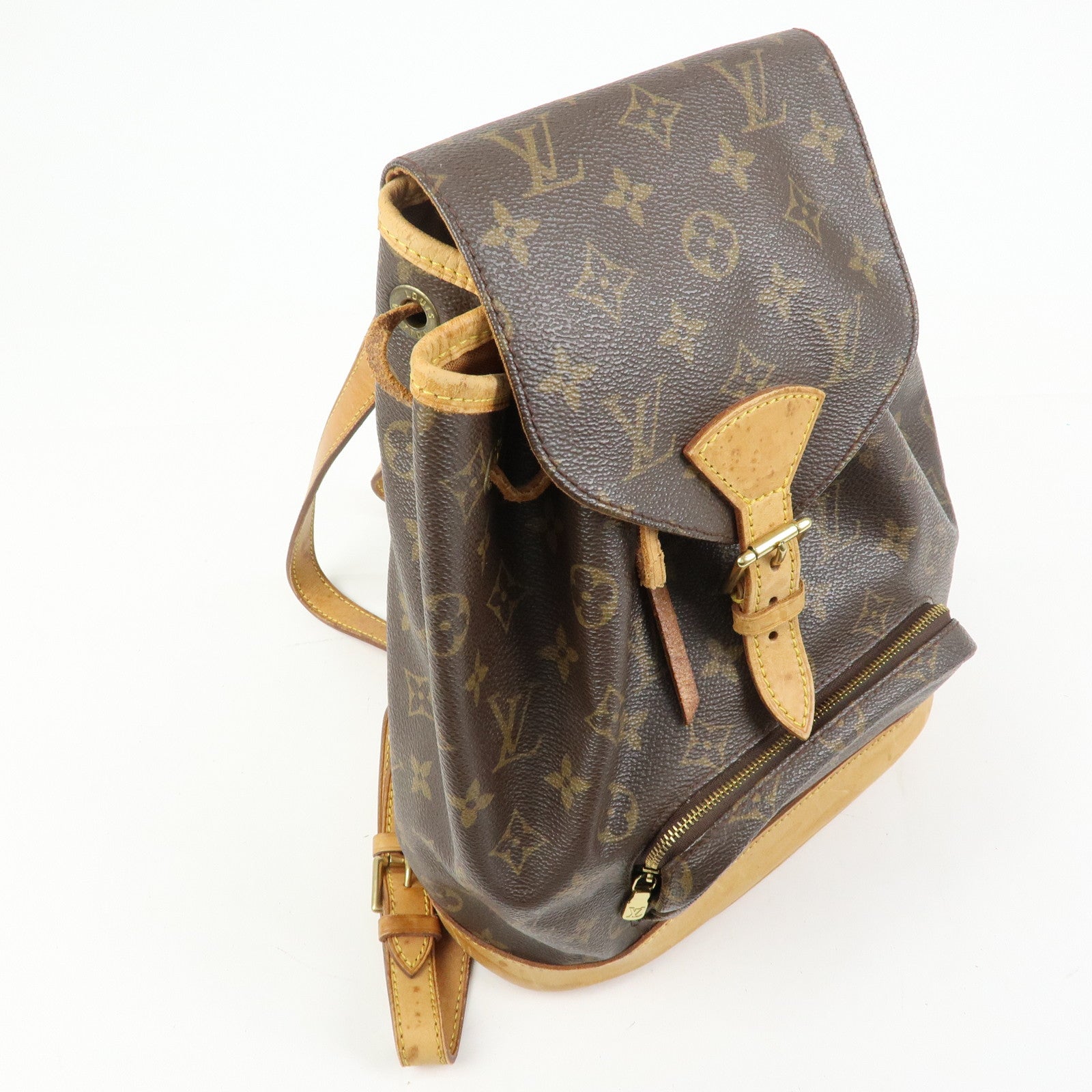 Louis Vuitton Monogram Montsouris MM Backpack Brown M51136