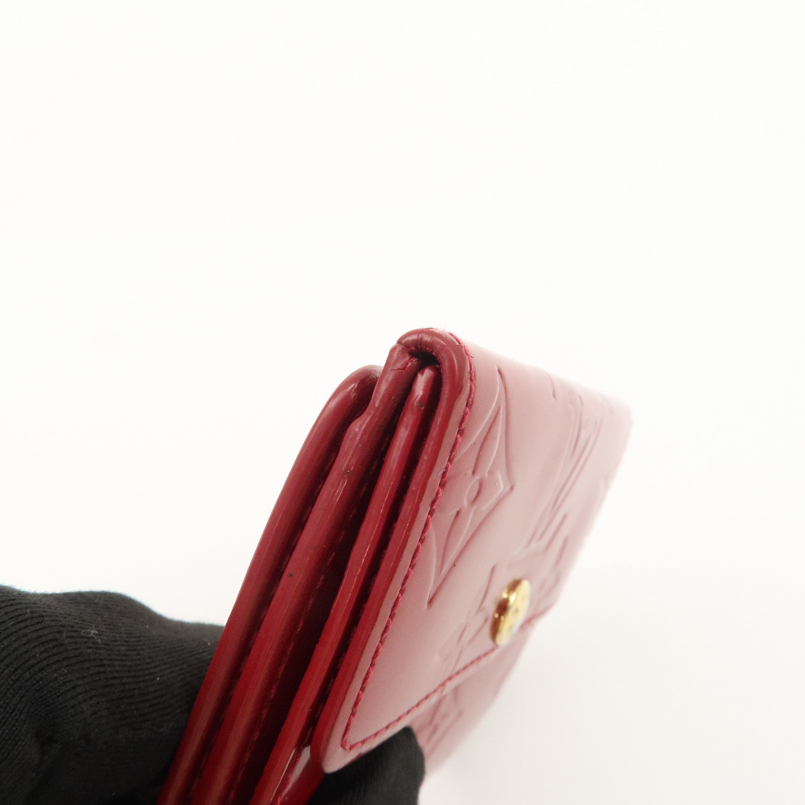 Louis Vuitton Damier Vernis Set of 3 Bi-fold Wallet Card Case Used