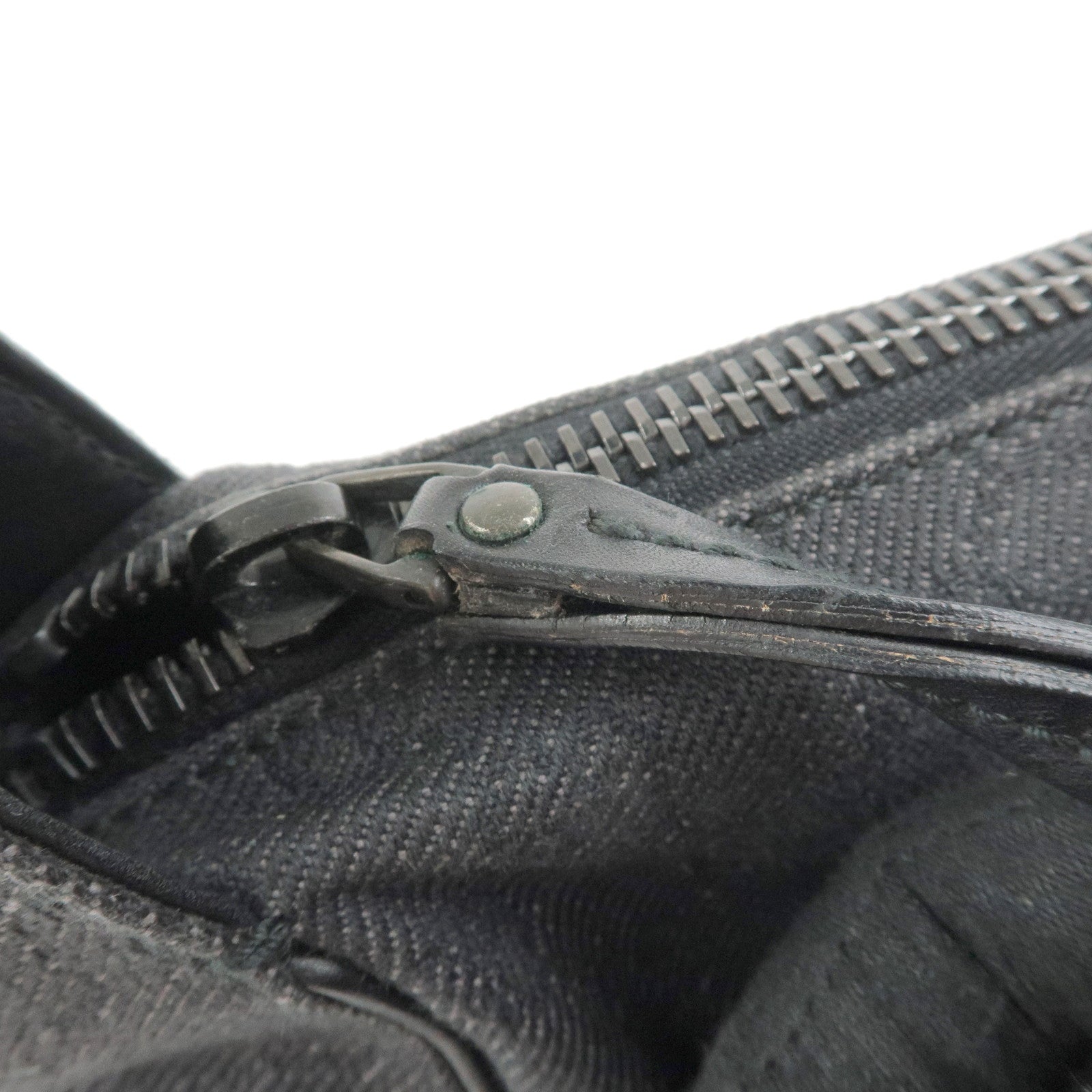 GUCCI GG Monogram Leather Shoulder Bag Hand Bag Black 101333