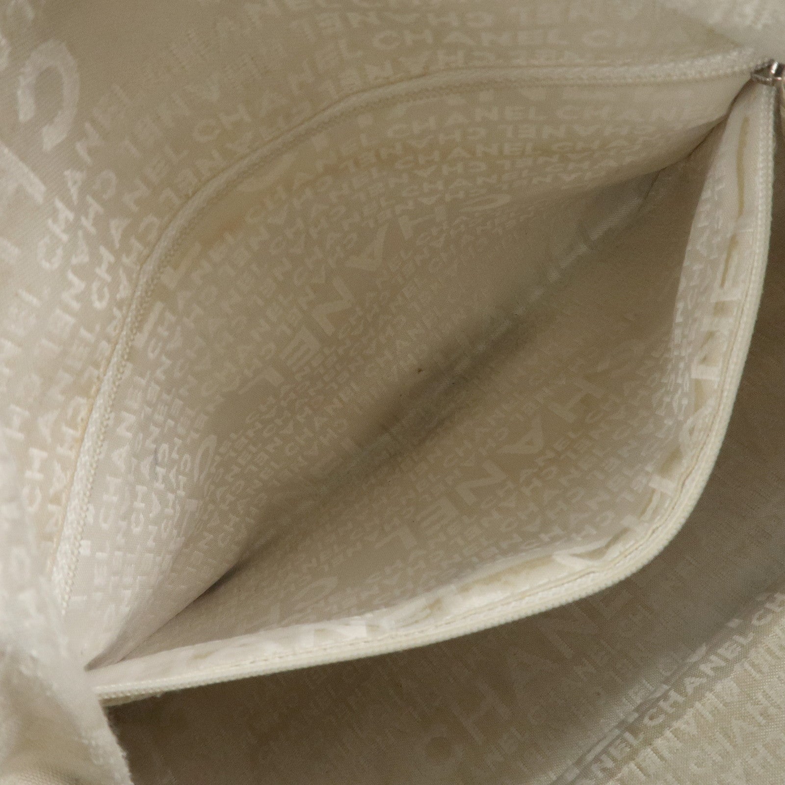 CHANEL COCO Mark Lamb Skin Tweed Shoulder Bag Hand Bag Black Silver HDW Used