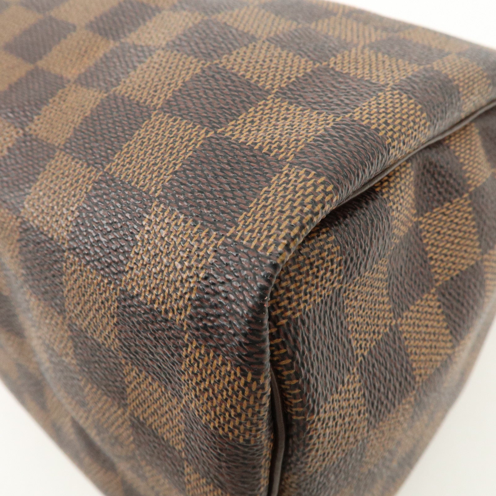 Louis Vuitton Damier Ebene Speedy 25 Hand Bag Boston Bag N41532