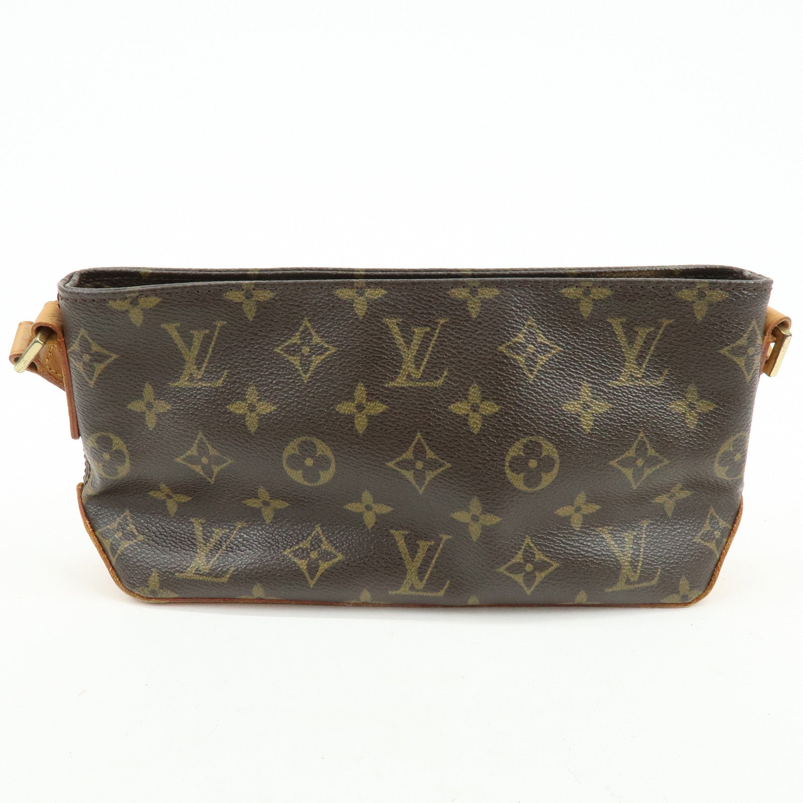 Louis Vuitton Monogram Trotteur Canvas Shoulder Bag Brown M51240
