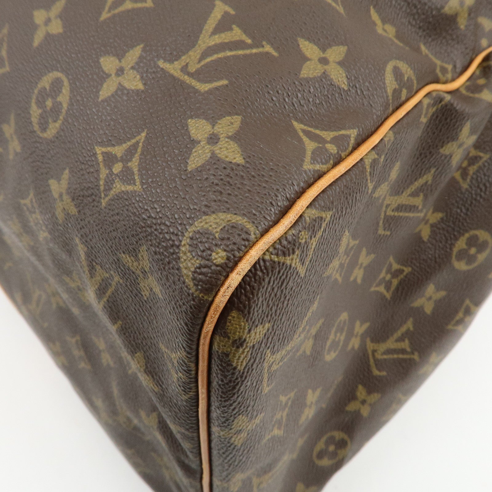 Louis Vuitton Monogram Sac Souple 55 Boston Bag Brown M41622