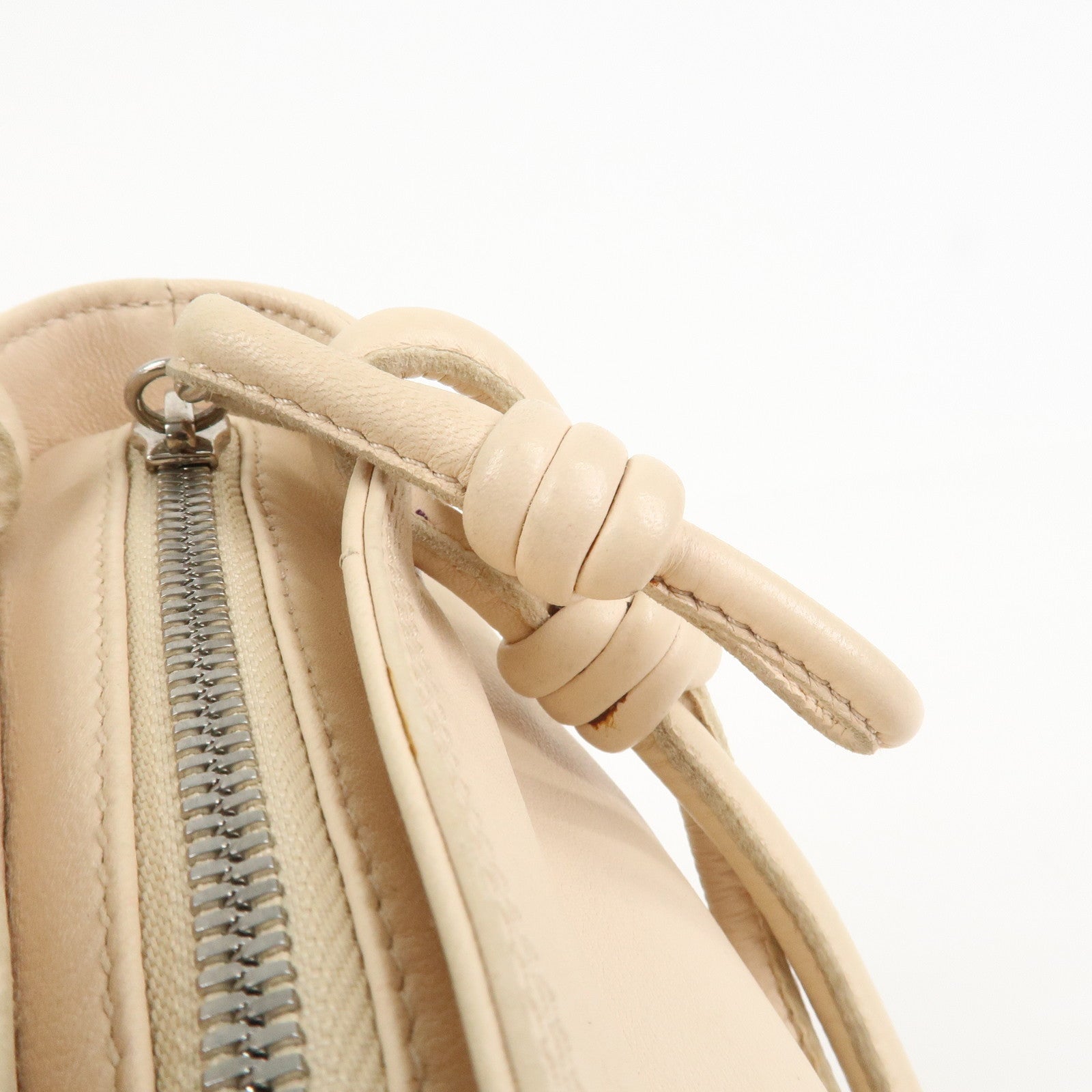 LOEWE Anagram Nappa Leather Hand Bag Shoulder Bag Beige