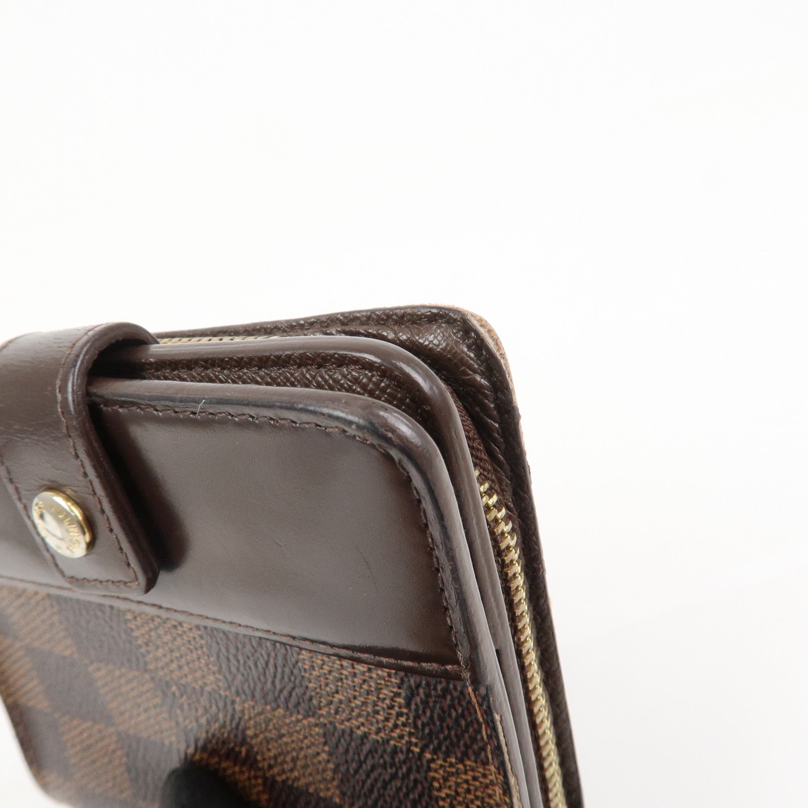 Louis Vuitton Damier Compact Zippy Bi-fold Small Wallet N61668