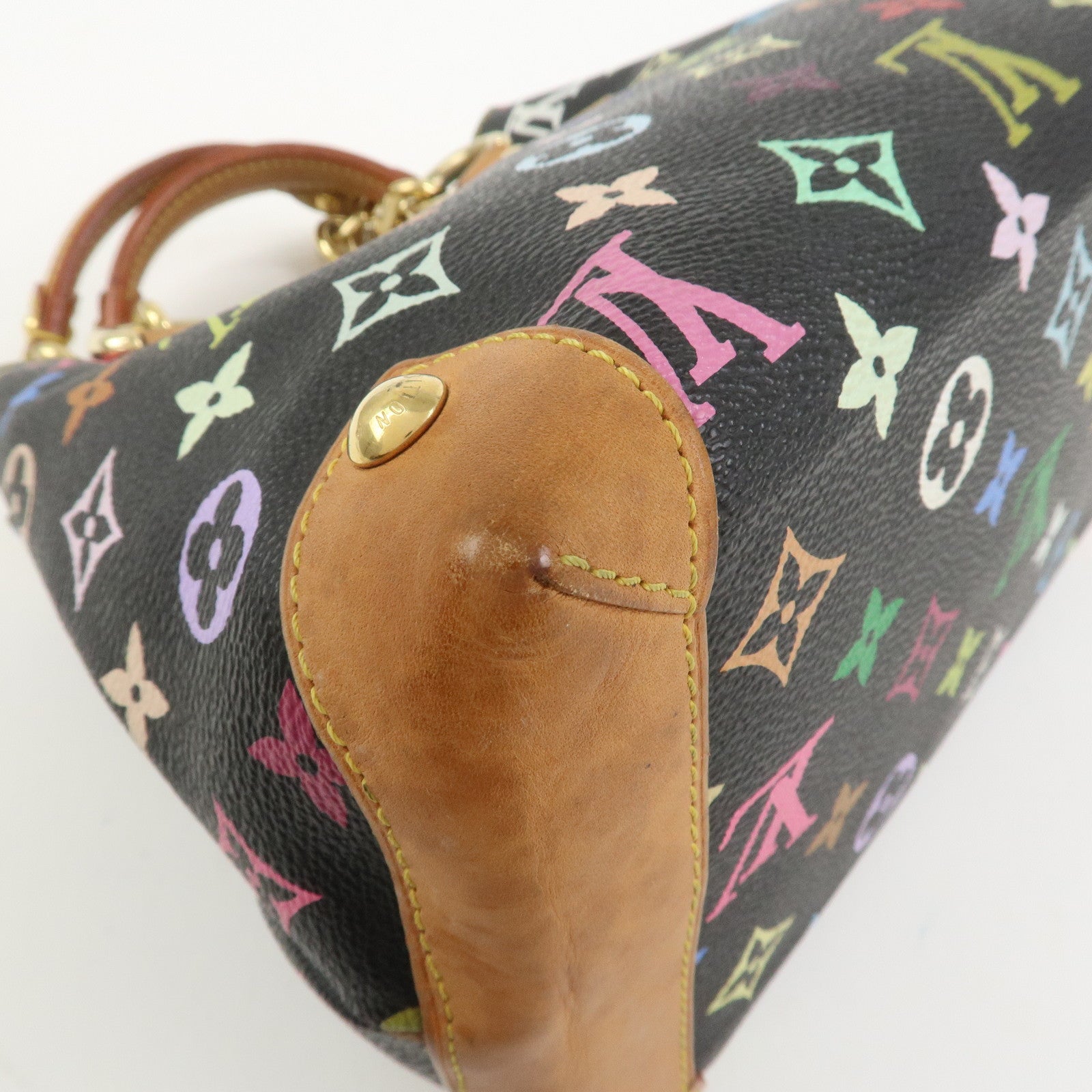 Louis Vuitton Monogram Multicolor Audra Hand Bag Noir Black M40048