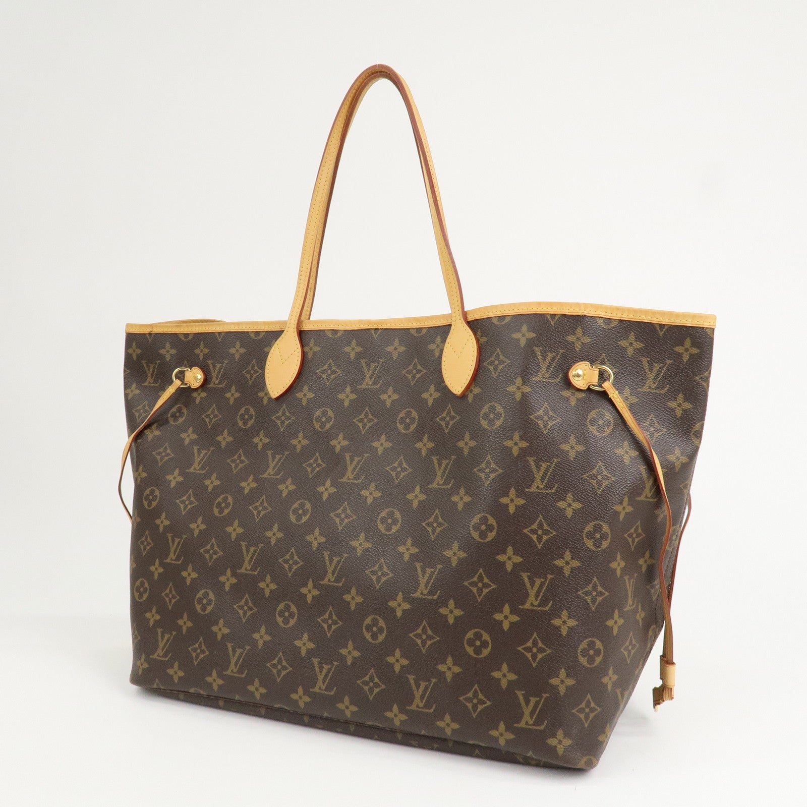 Louis Vuitton Monogram Neverfull GM Tote Bag Brown M40157