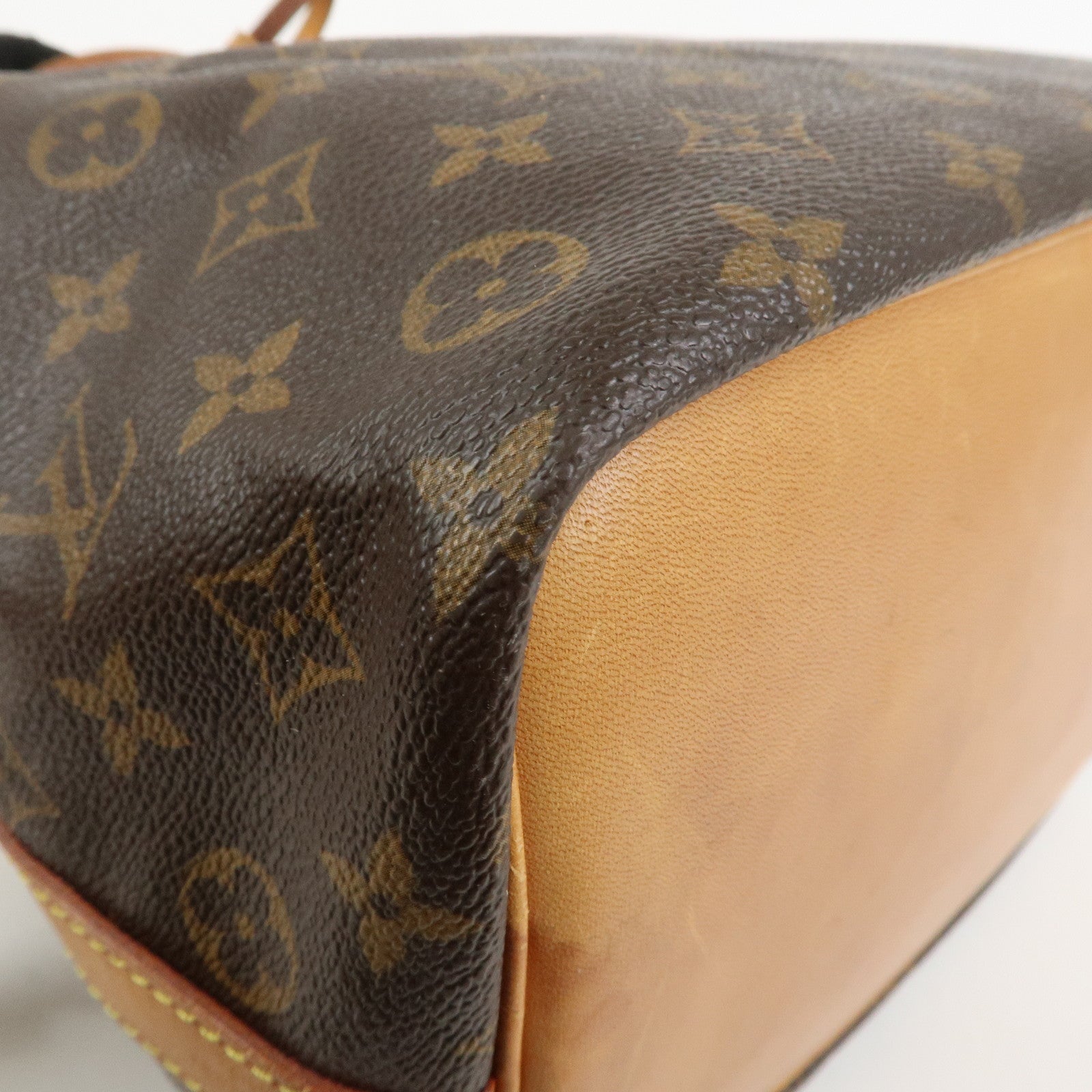 Louis Vuitton Monogram Petit Noe Shoulder Bag Brown M42226