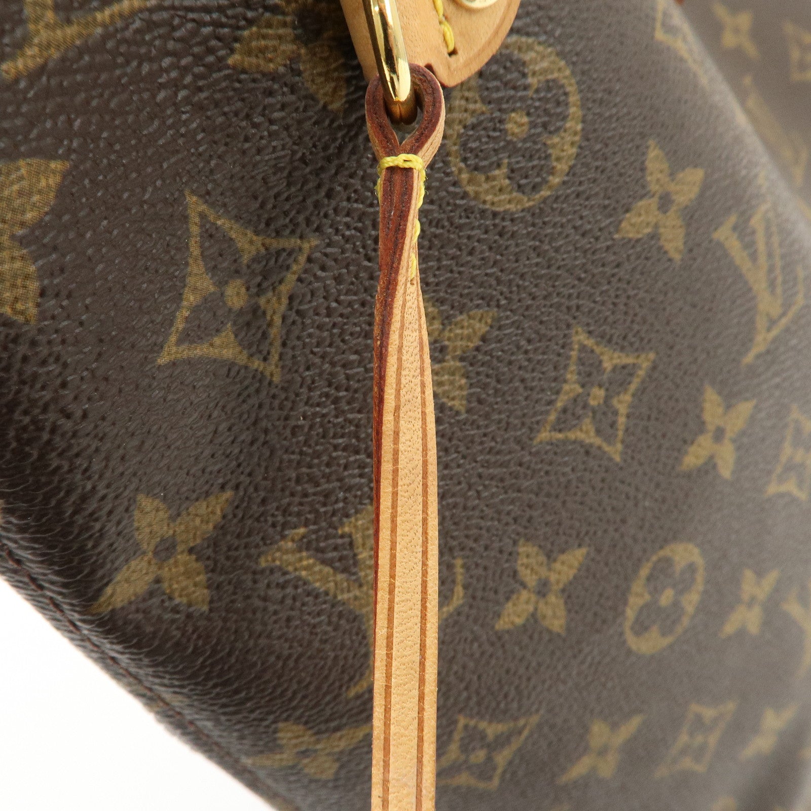 Louis Vuitton Monogram Neverfull MM Tote Bag Brown M40156 Used