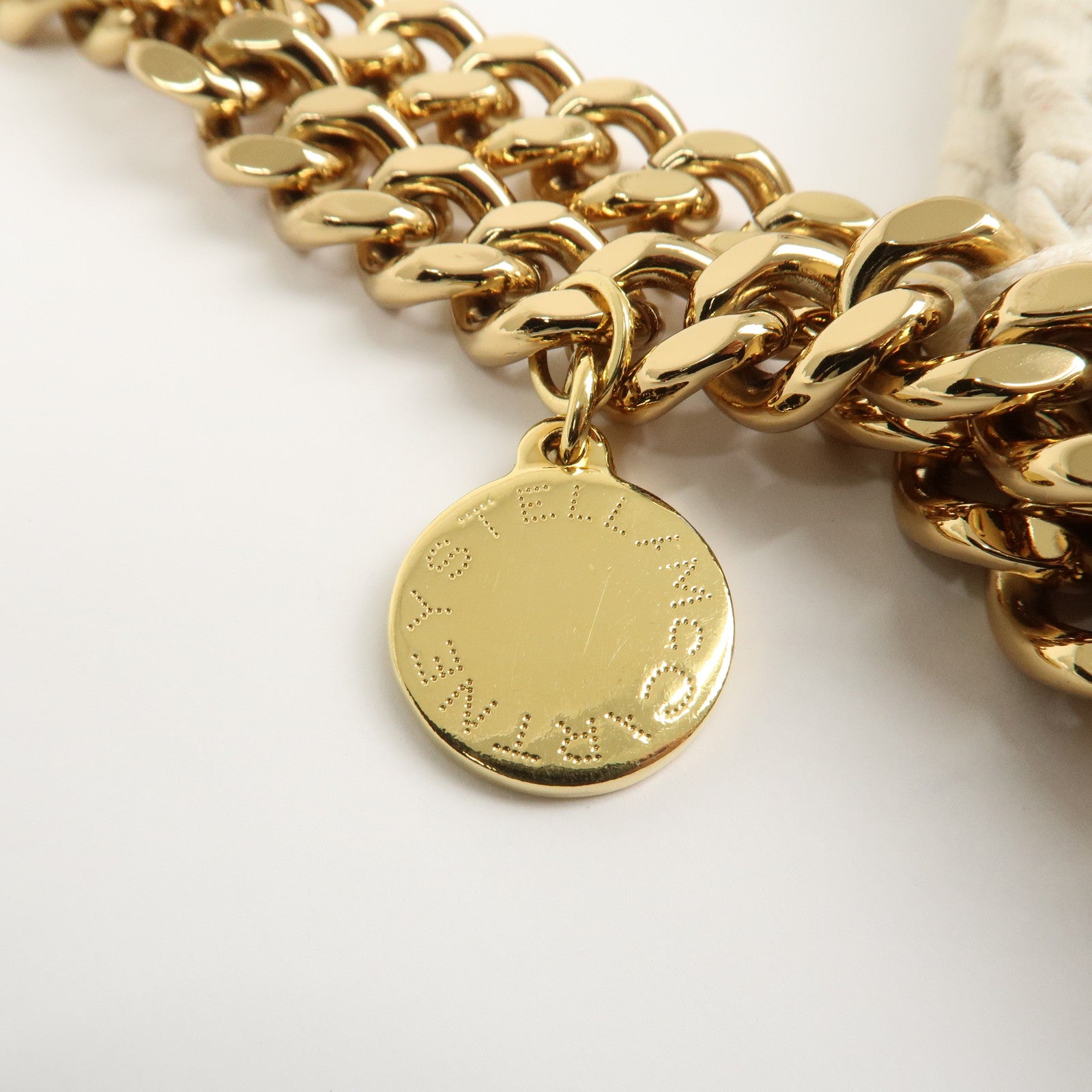 STELLA MCCARTNEY Falabella Cotton 2Way Bag Shoulder Bag Ivory