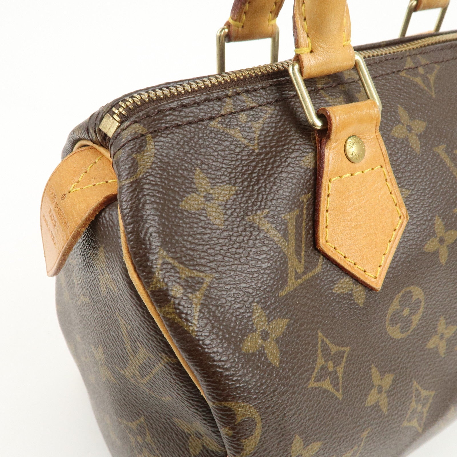 Louis Vuitton Monogram Speedy 25 Boston Bag Hand Bag Brown M41528