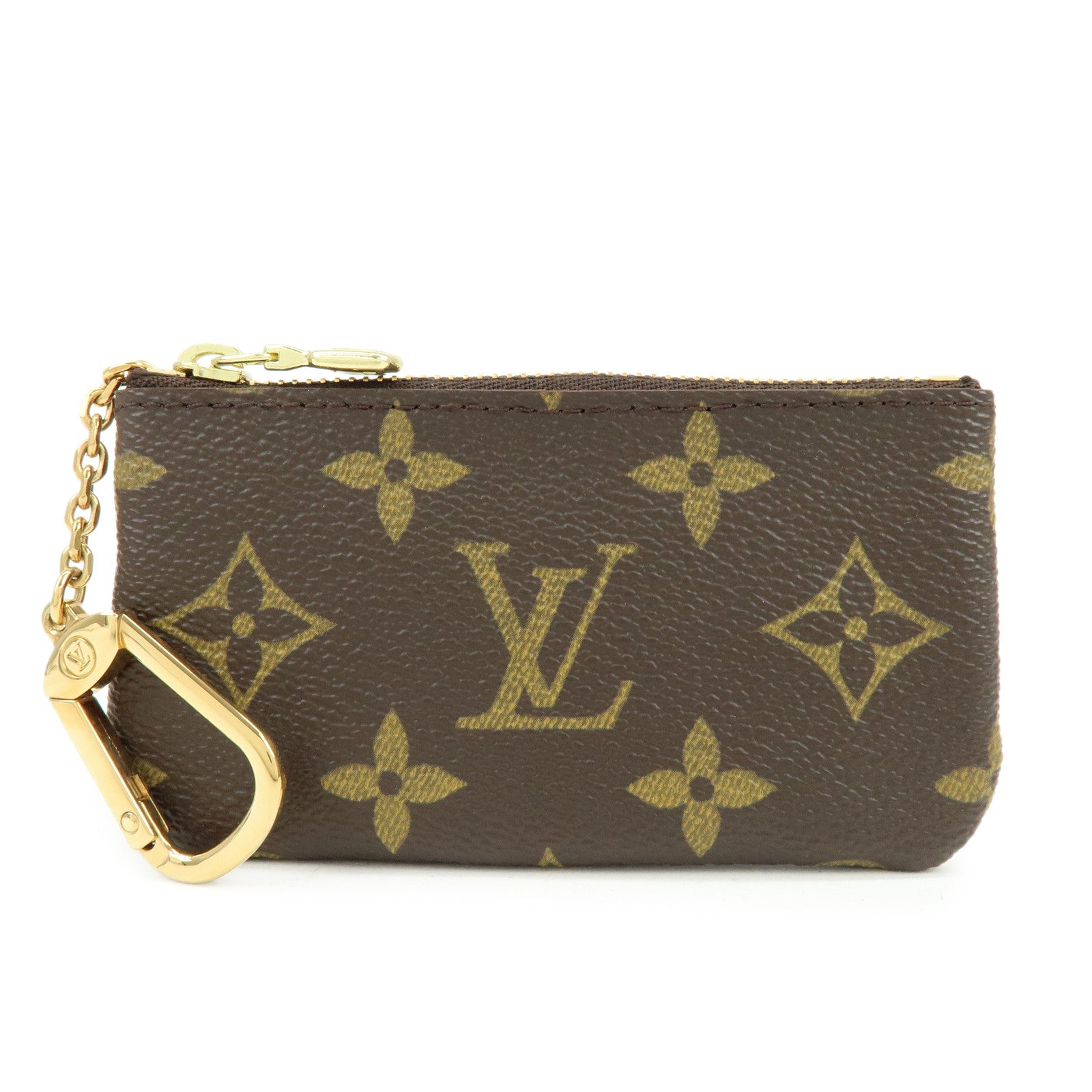 Louis Vuitton Monogram Pochette Cles Coin Case Key Case M62650