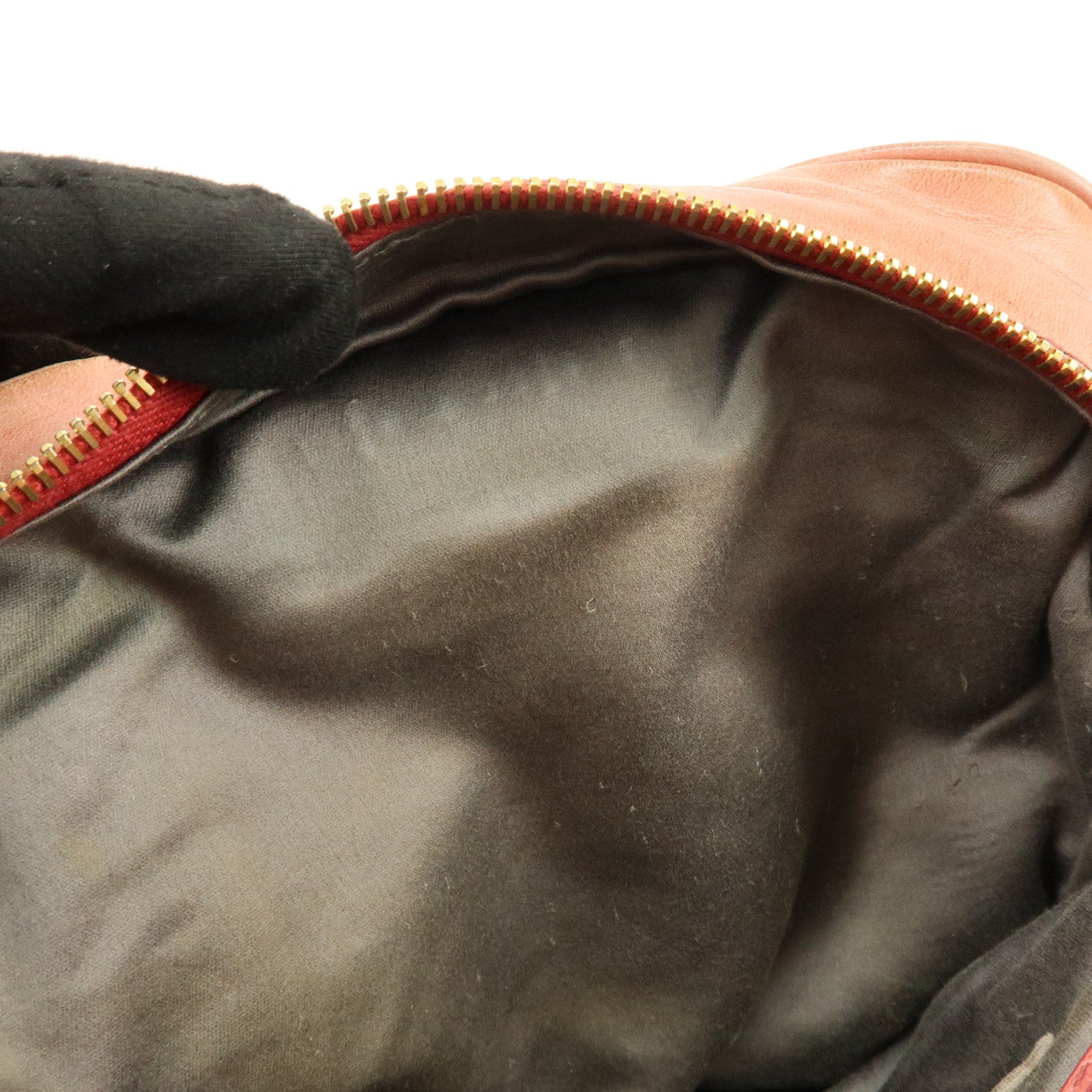 MIU MIU Leather 2Way Bag Hand Bag Shoulder Bag Pink