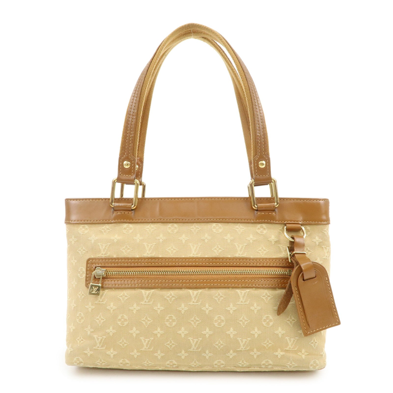 Louis Vuitton Monogram Mini Lucille PM Hand Bag Beige M92684