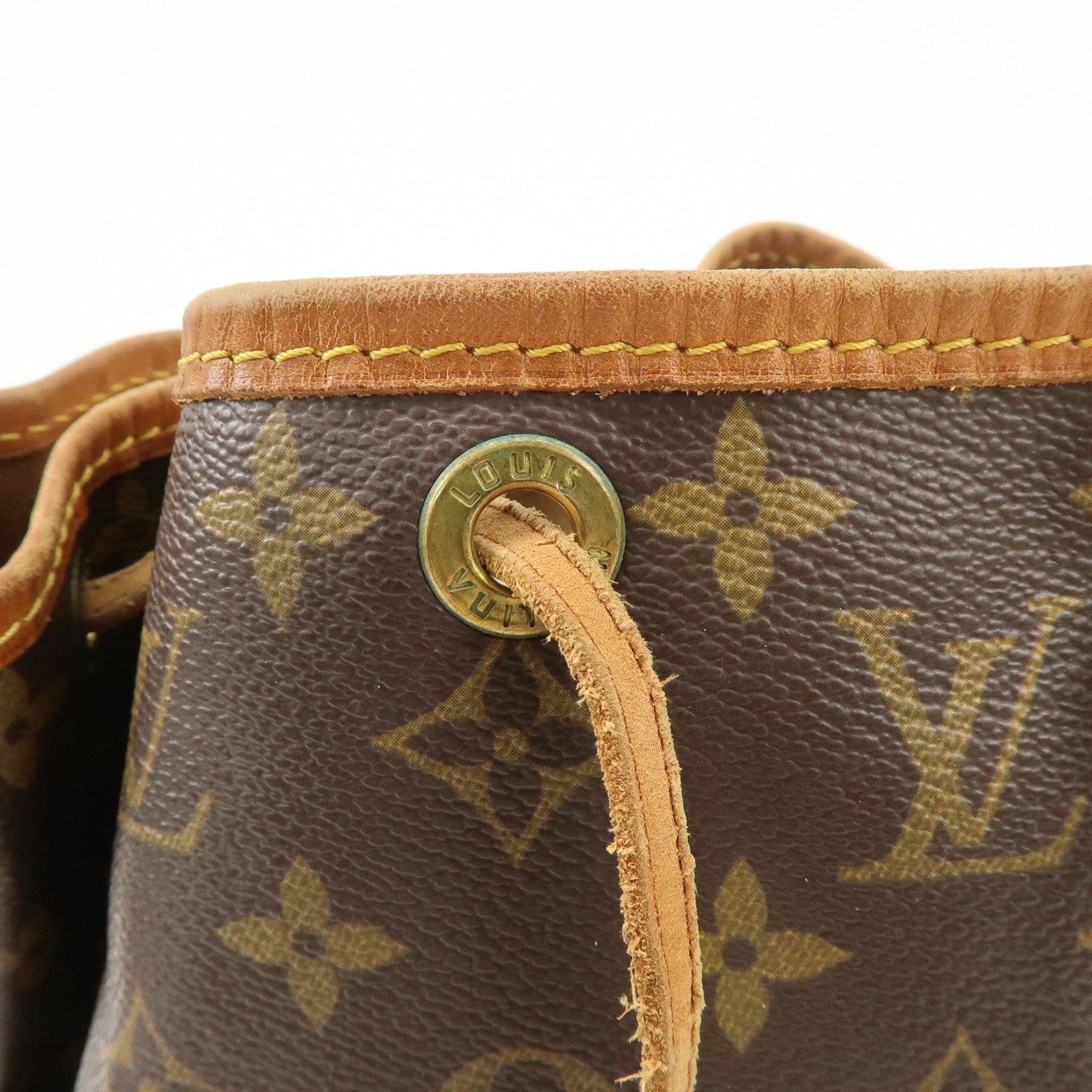 Louis Vuitton Monogram Petit Noe Shoulder Bag Brown M42226 Used