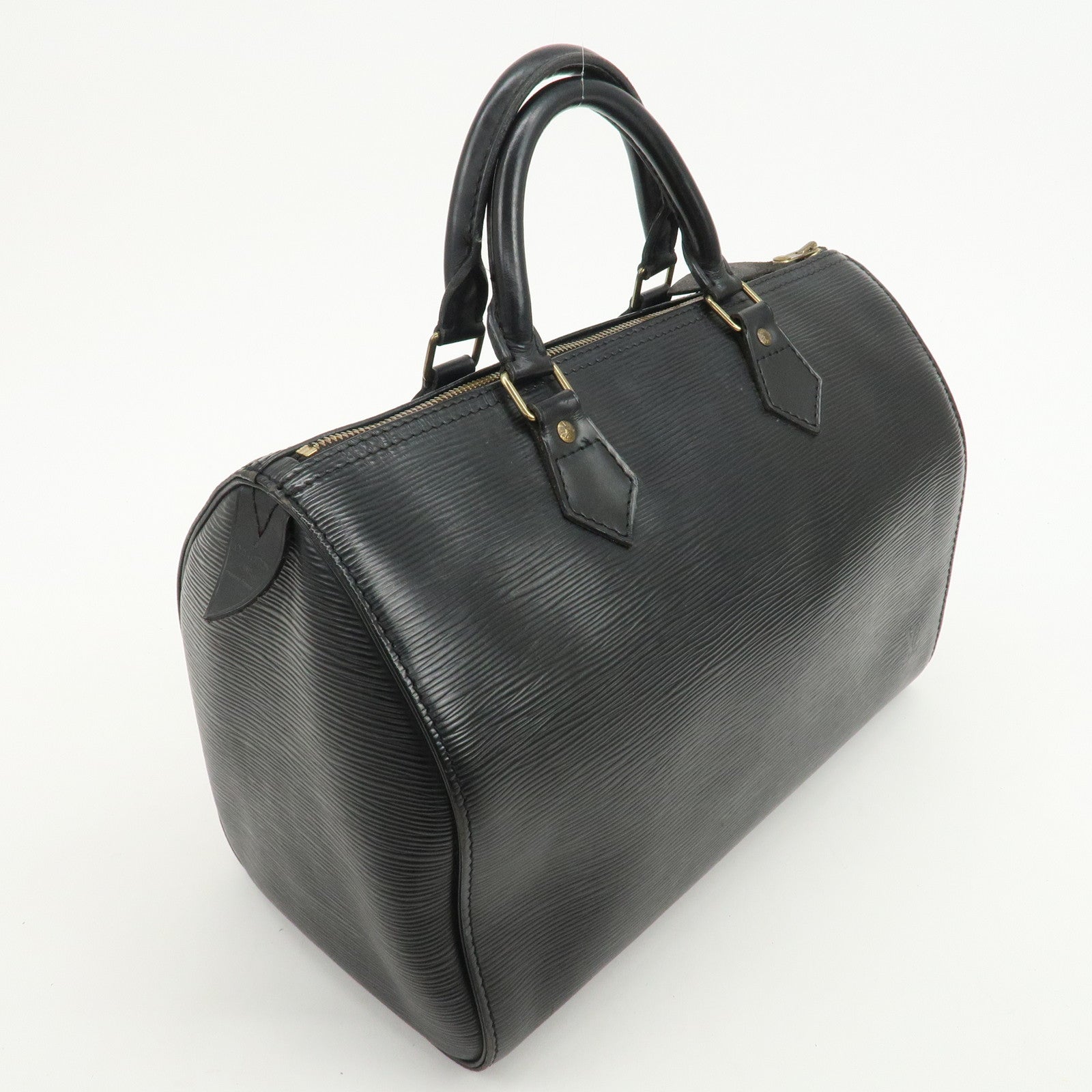 Louis Vuitton Epi Speedy 35 Boston Bag Hand Bag Noir Black M42992