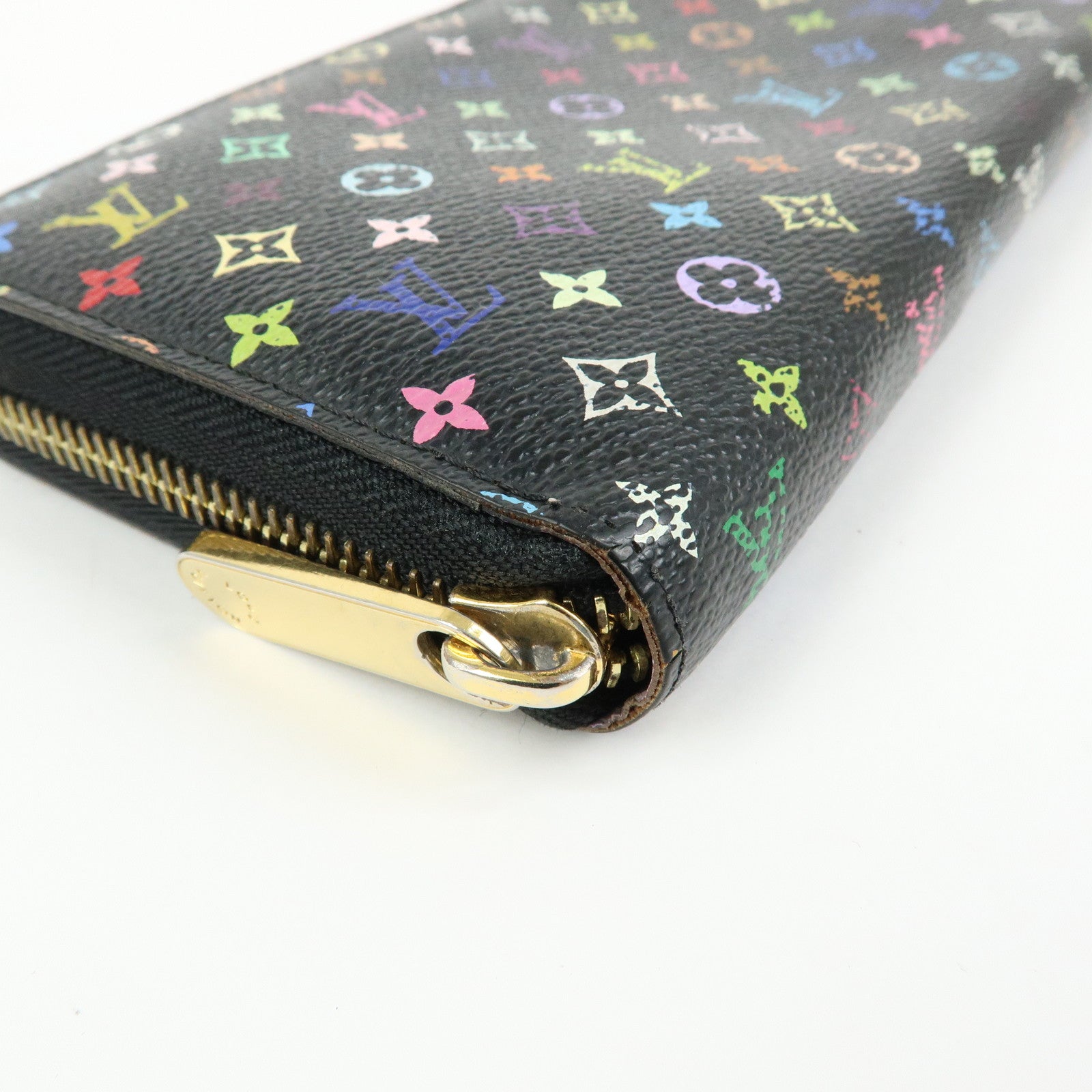 Louis Vuitton Monogram Multi Color Zippy Wallet Violet M60275
