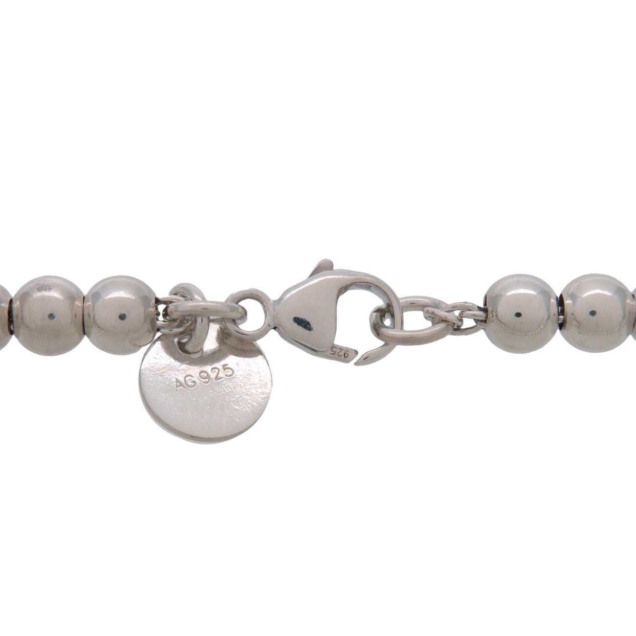 Tiffany & Co Return to Tiffany Mini Heart Tag Beads Bracelet SV925