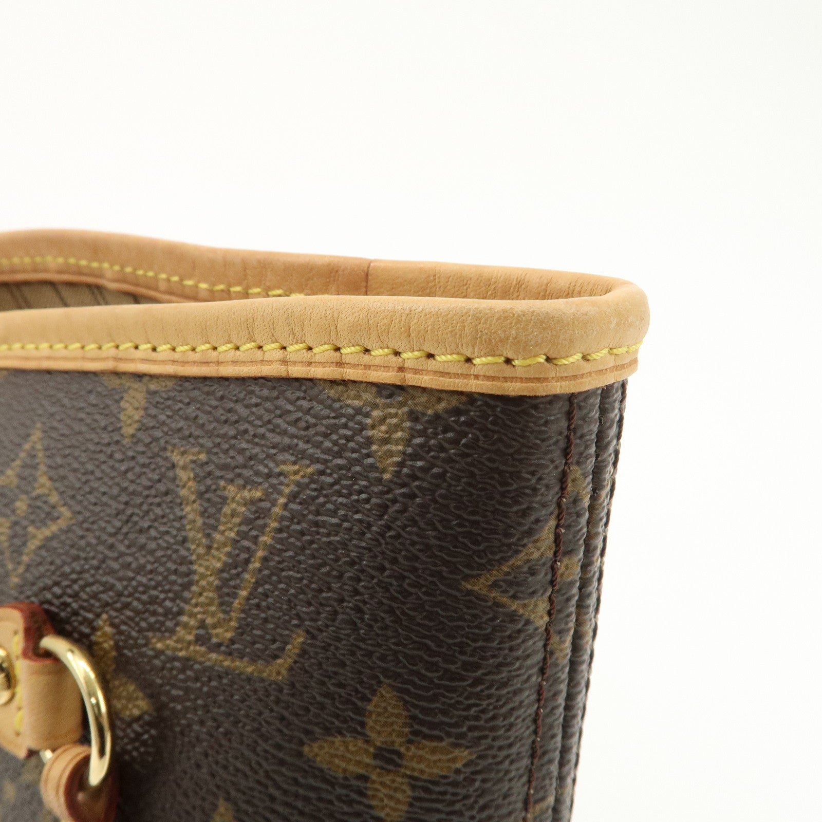 Louis Vuitton Monogram Neverfull MM Tote Bag Brown M40156 Used