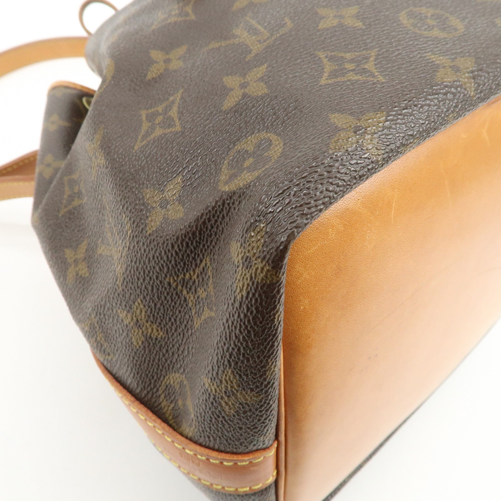 Louis Vuitton Monogram Petit Noe Shoulder Bag Brown M42226