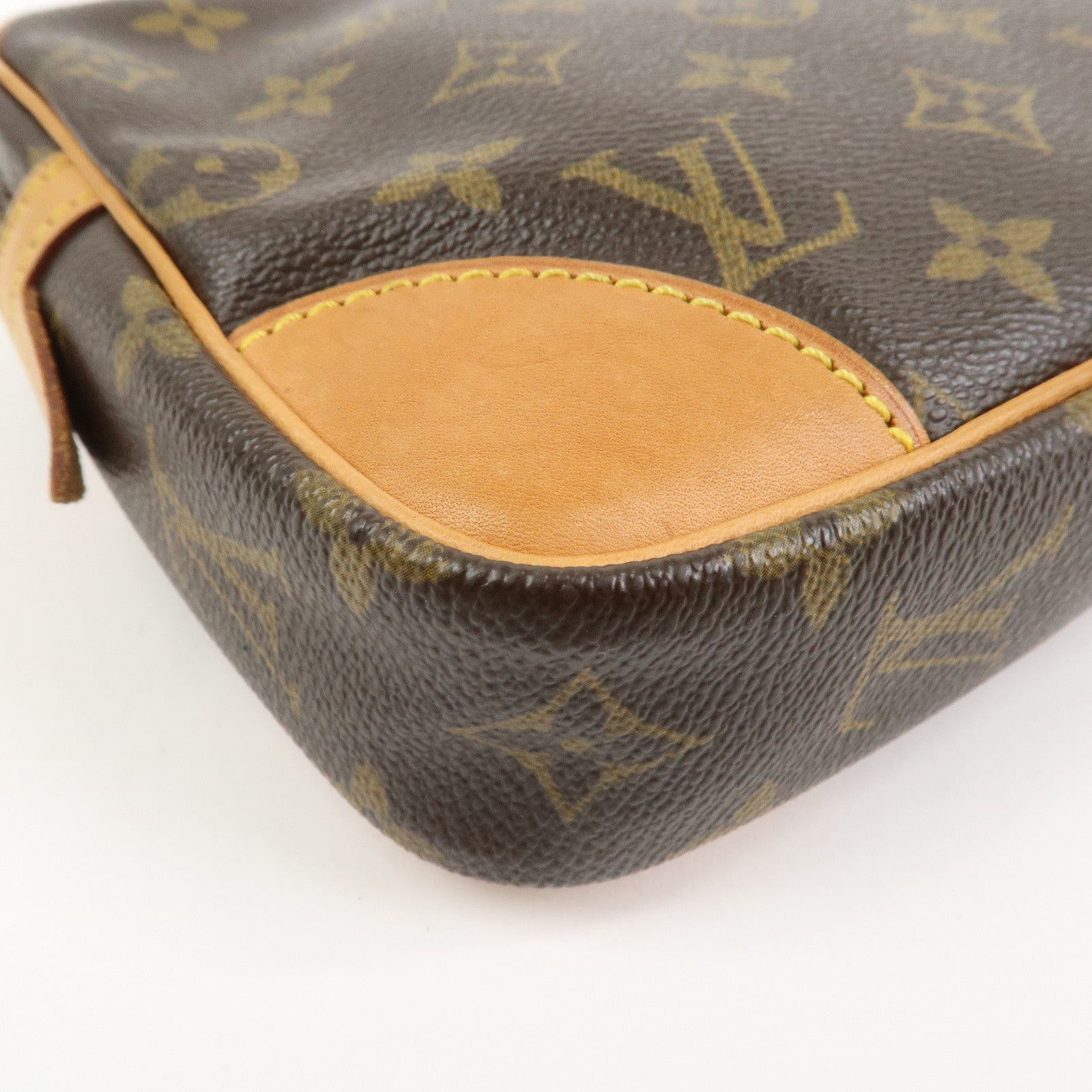 Louis Vuitton Monogram Marly Dragonne GM Clutch Bag Brown M51825