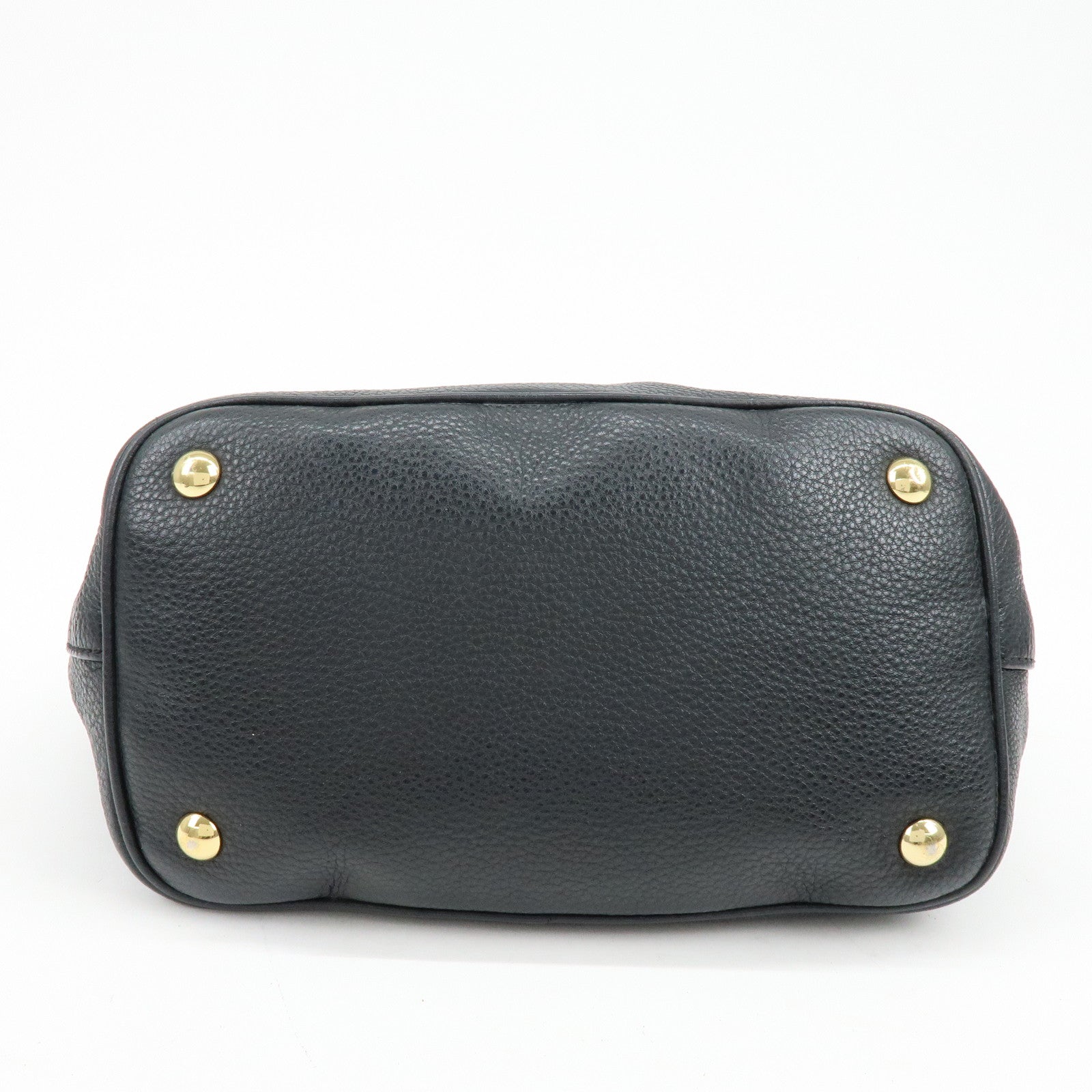 MIU MIU Vittello Phoenix Leather 2Way Hand Shoulder Bag 5BE886