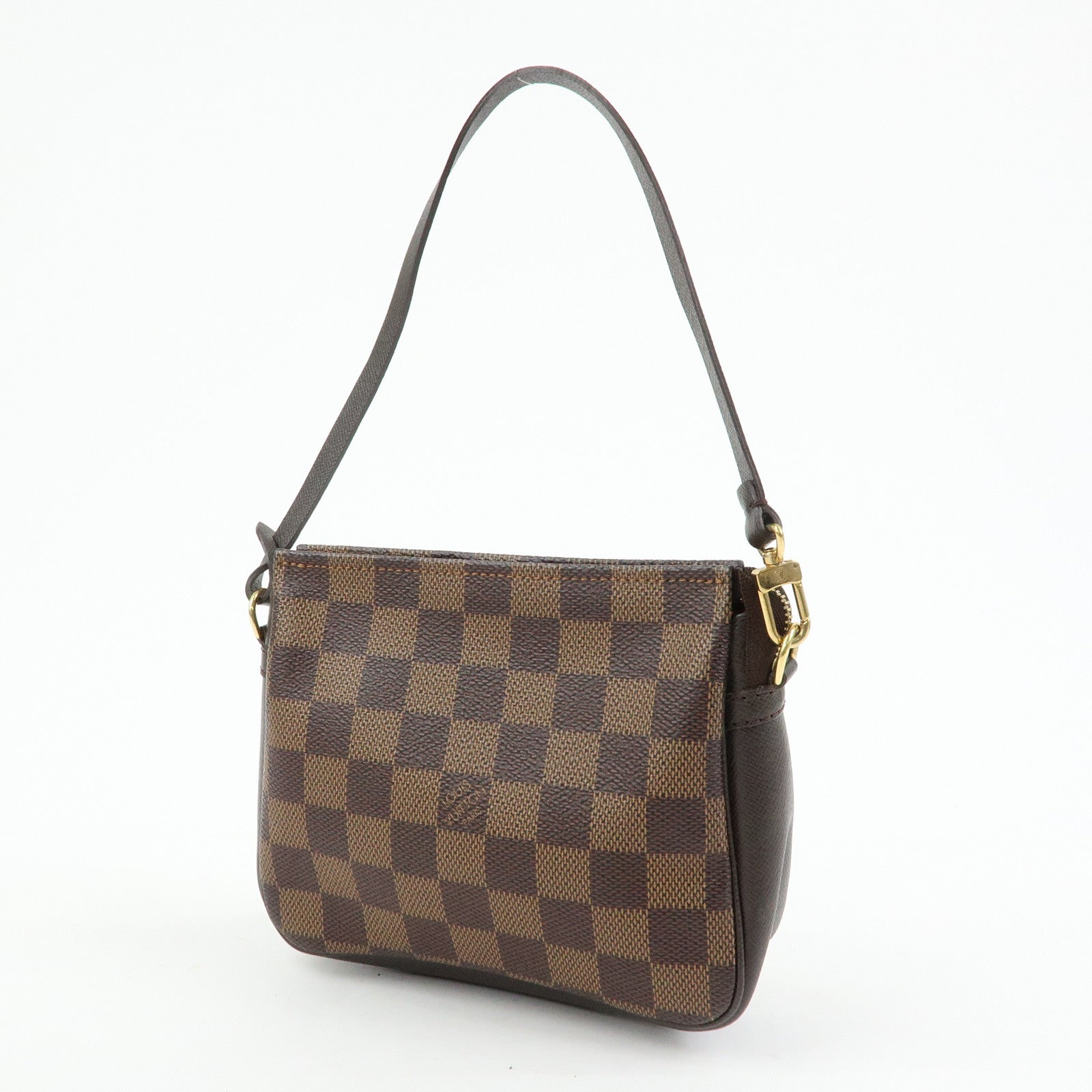 Louis Vuitton Damier Trousse Makeup Accessory Pouch Brown N51982