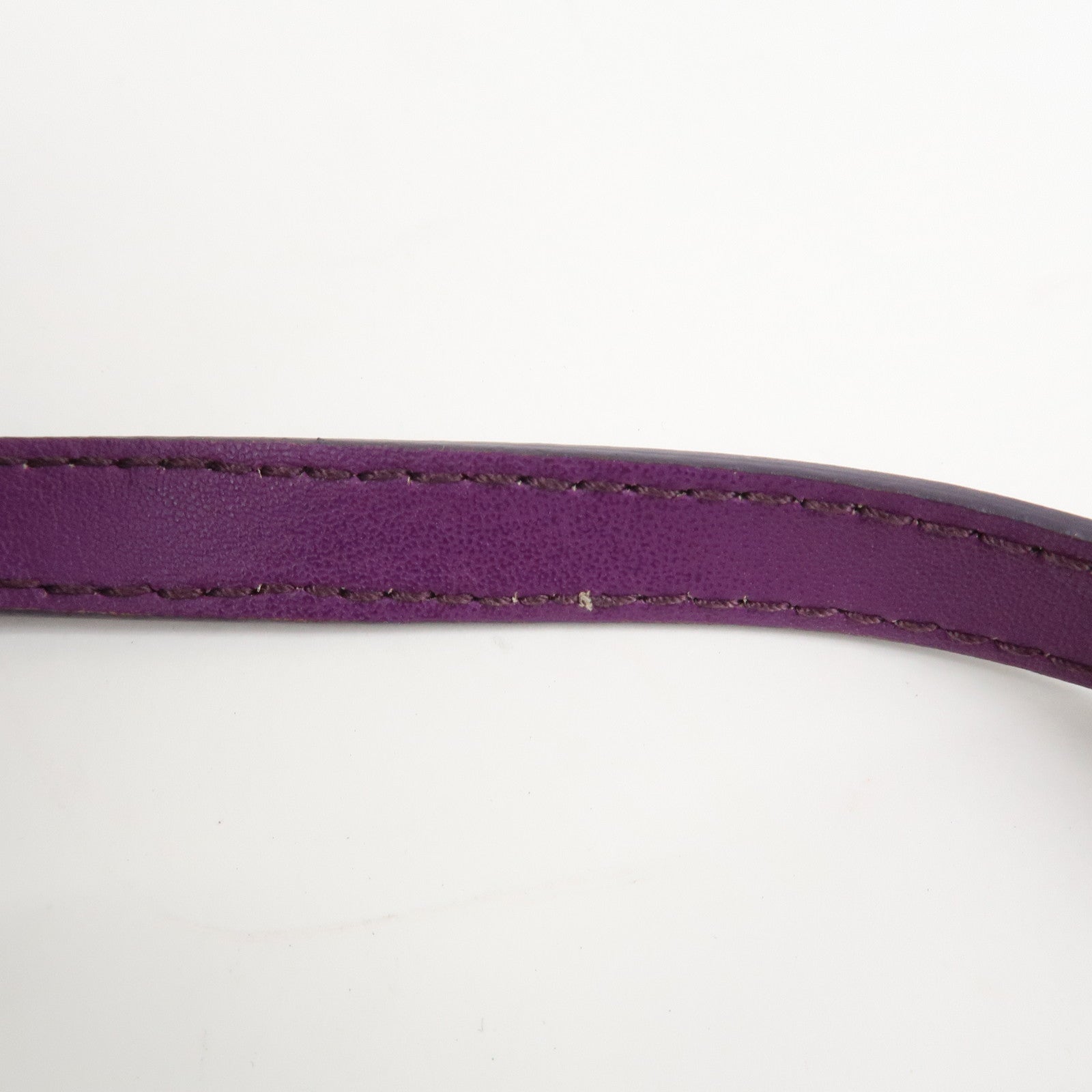 Ferragamo Leather 2Way Bag Hand Bag Shoulder Bag Tote Bag Purple