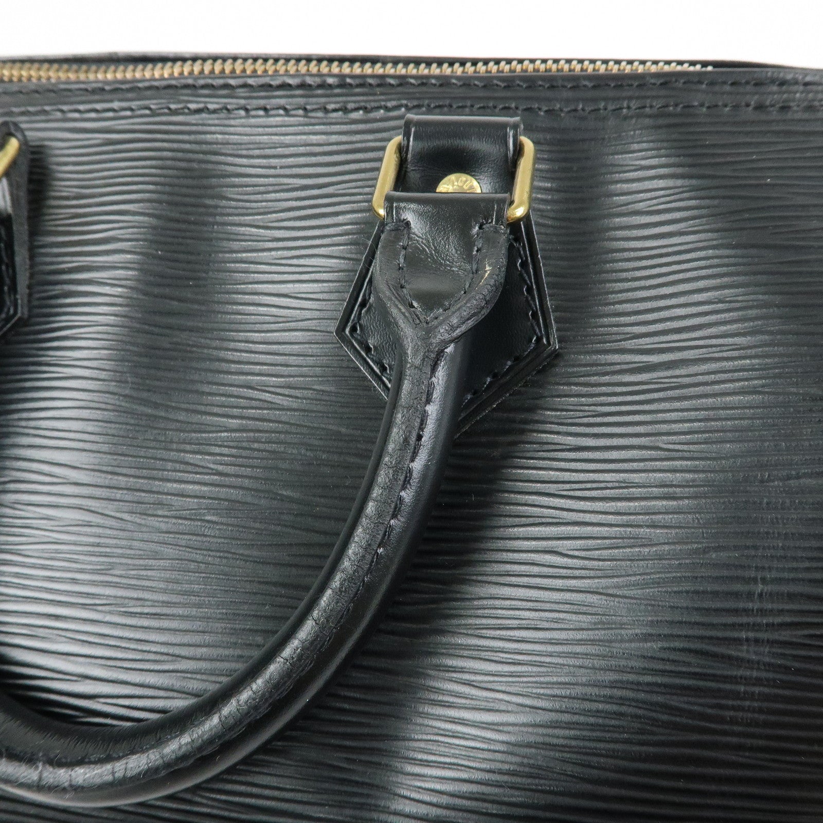 Louis Vuitton Epi Leather Speedy 25 Hand Bag Boston Bag Noir M59032