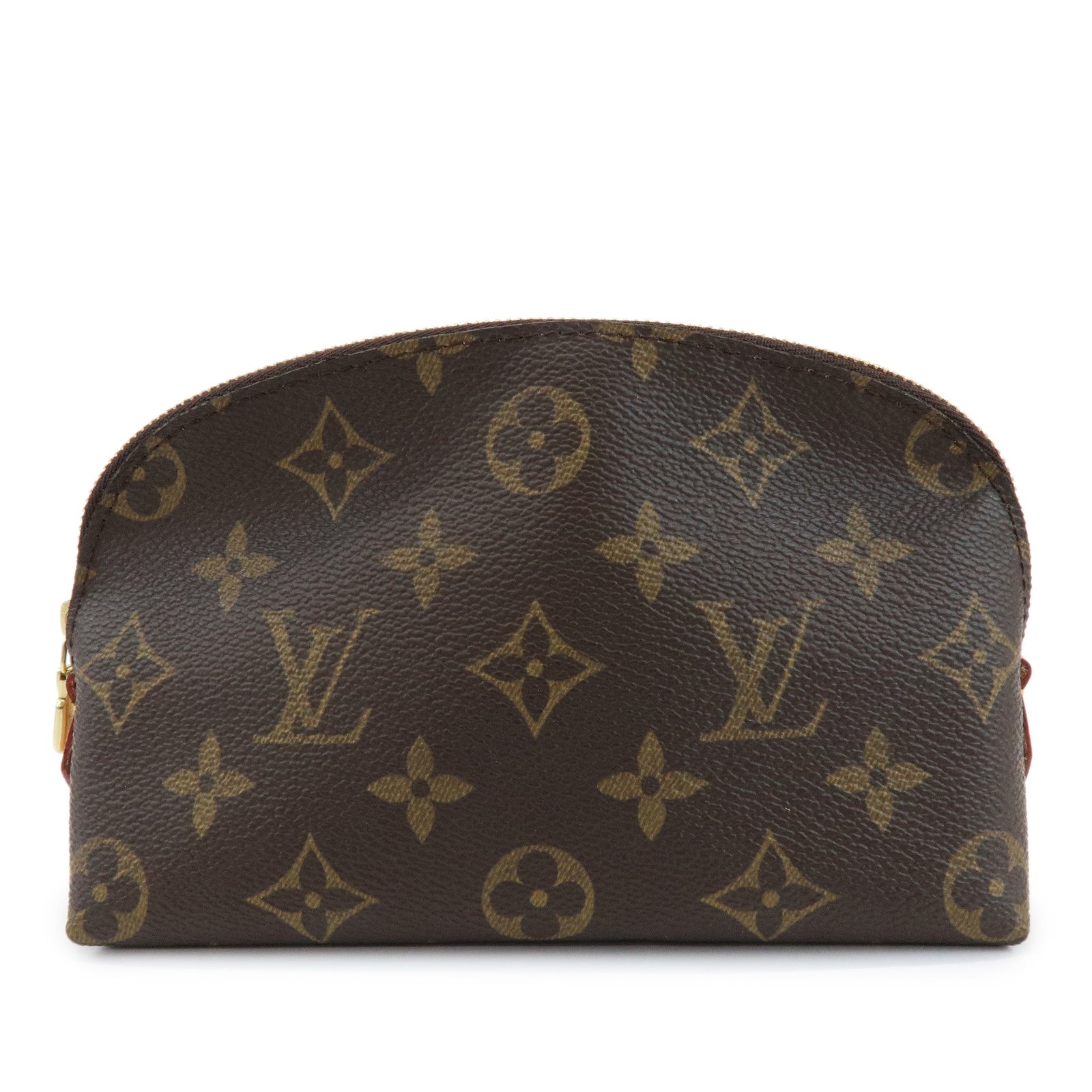 Louis Vuitton Monogram Pochette Cosmetic Pouch Brown M47515