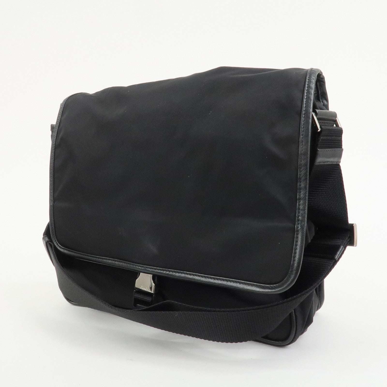 PRADA - Nylon   Saffiano Leather Black 2DV166