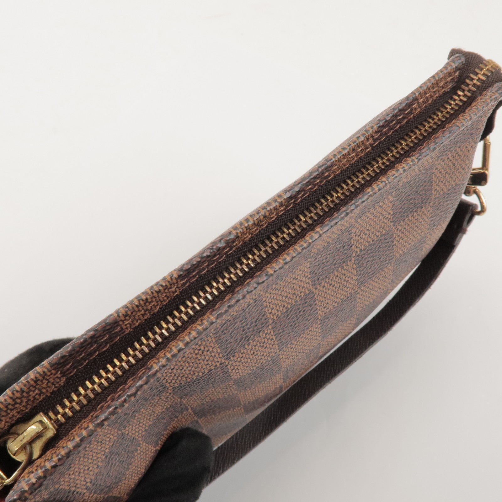 Louis Vuitton Damier Trousse Makeup Accessory Pouch Brown N51982