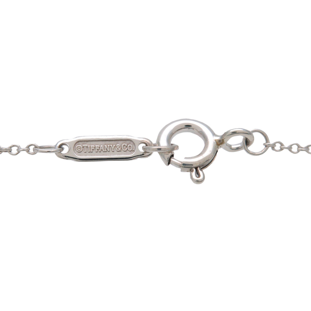 Tiffany & Co Return to Tiffany Mini Double Heart Tag Necklace SV925