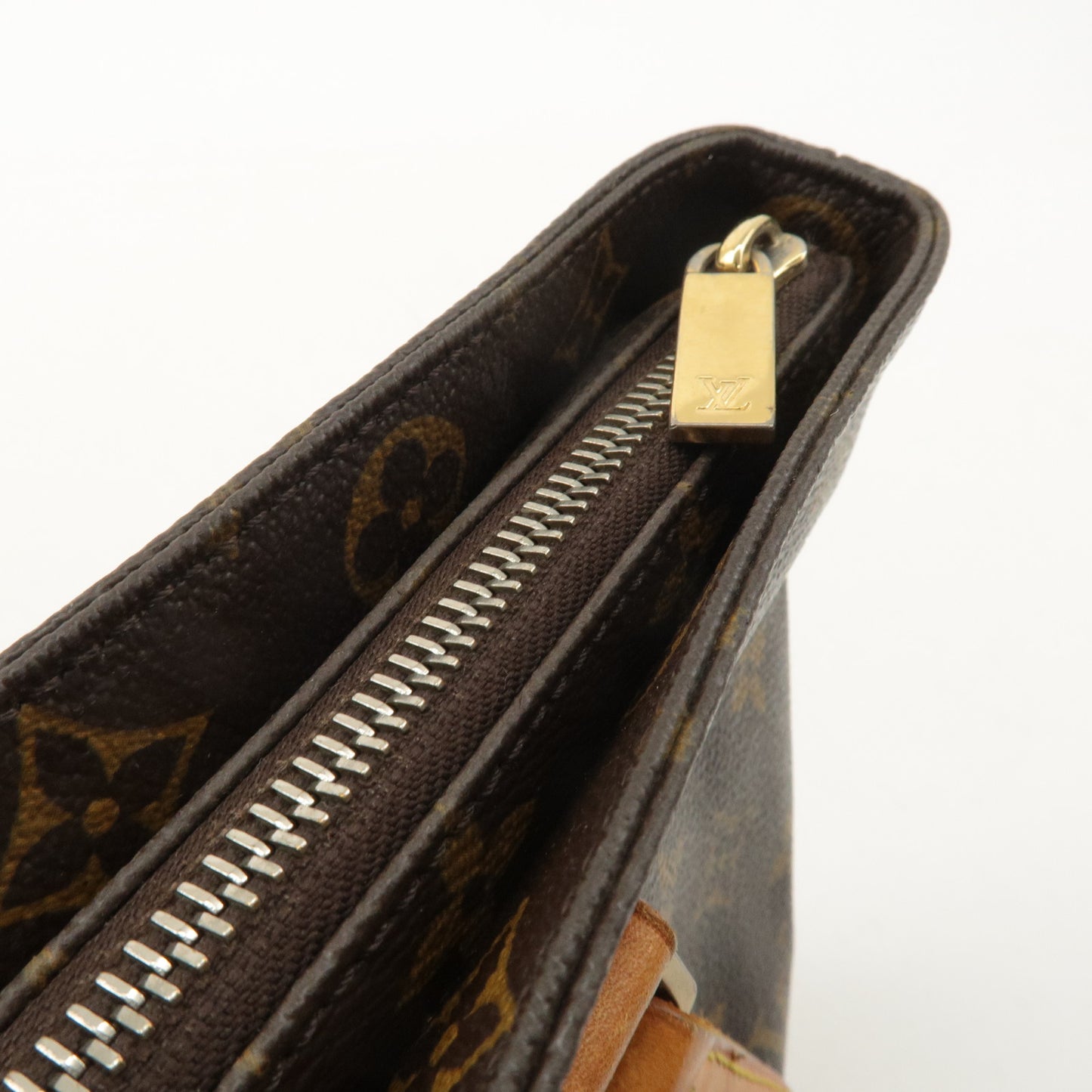 Louis Vuitton Monogram Cabas Piano Tote Bag Brown M51148