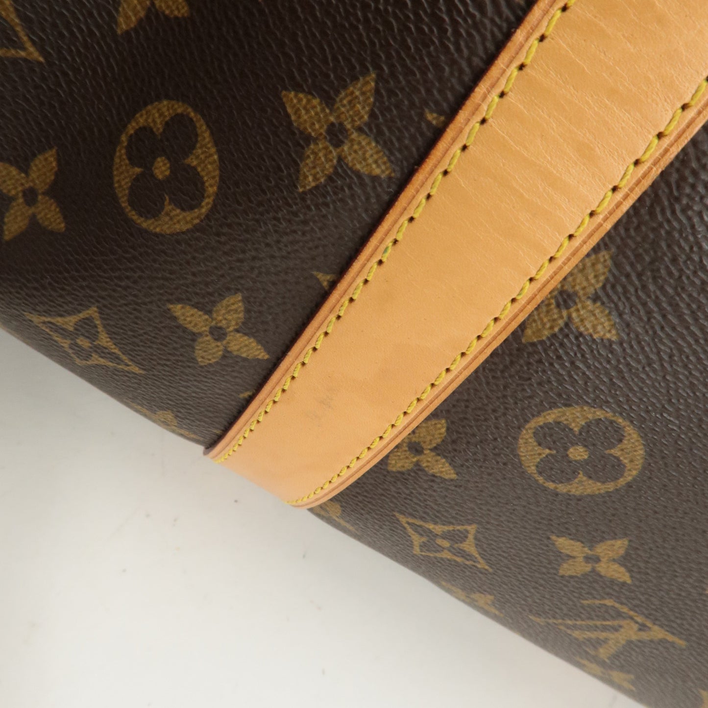 Louis Vuitton Monogram Keep All Bandouliere 60 Bag Brown M41412