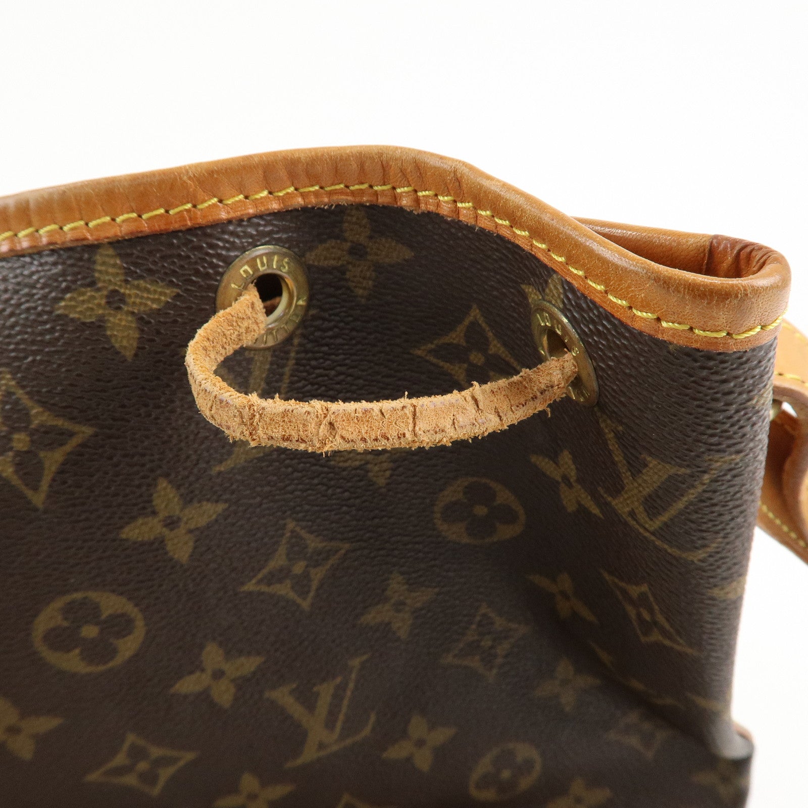 Louis Vuitton Monogram Petit Noe Shoulder Bag Brown M42226 Used