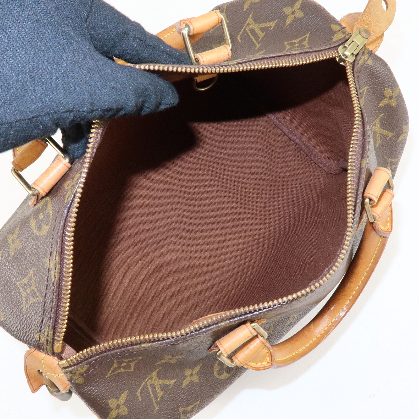 Louis Vuitton Monogram Speedy 30 Hand Bag Boston Bag M41526