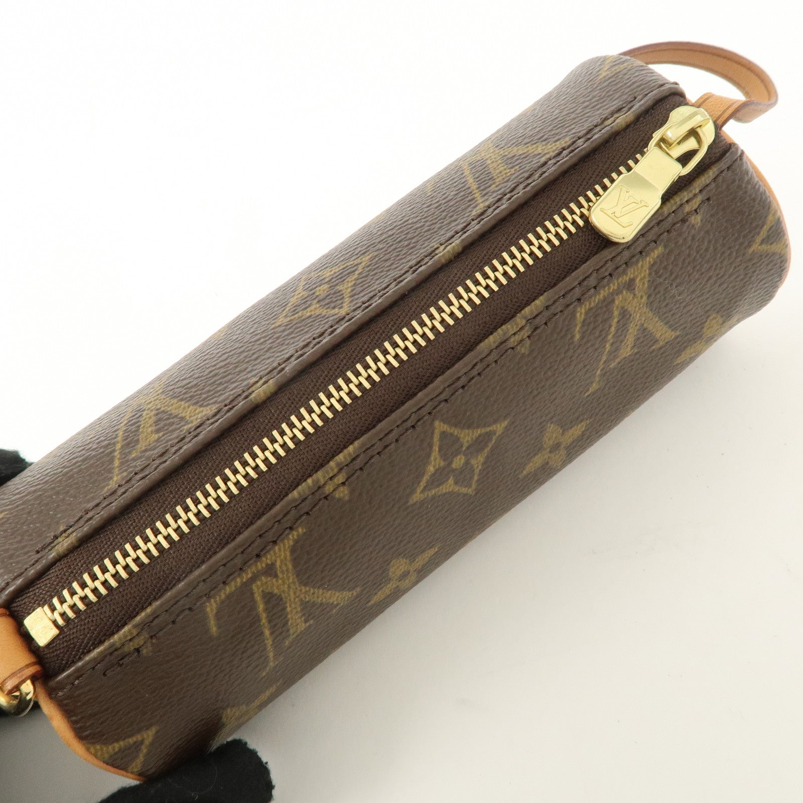 Louis Vuitton Monogram Pouch for Papillon Bag Hand Bag Brown Used