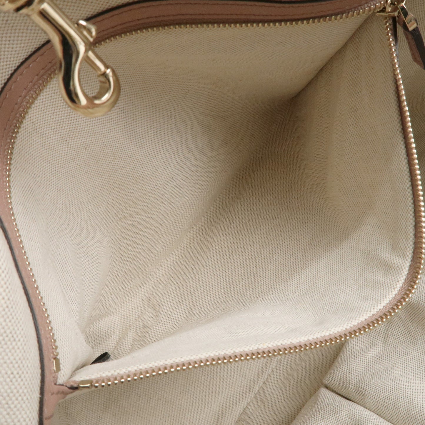 GUCCI Micro Guccissima Patent Leather Tote Bag Pink Beige 309613