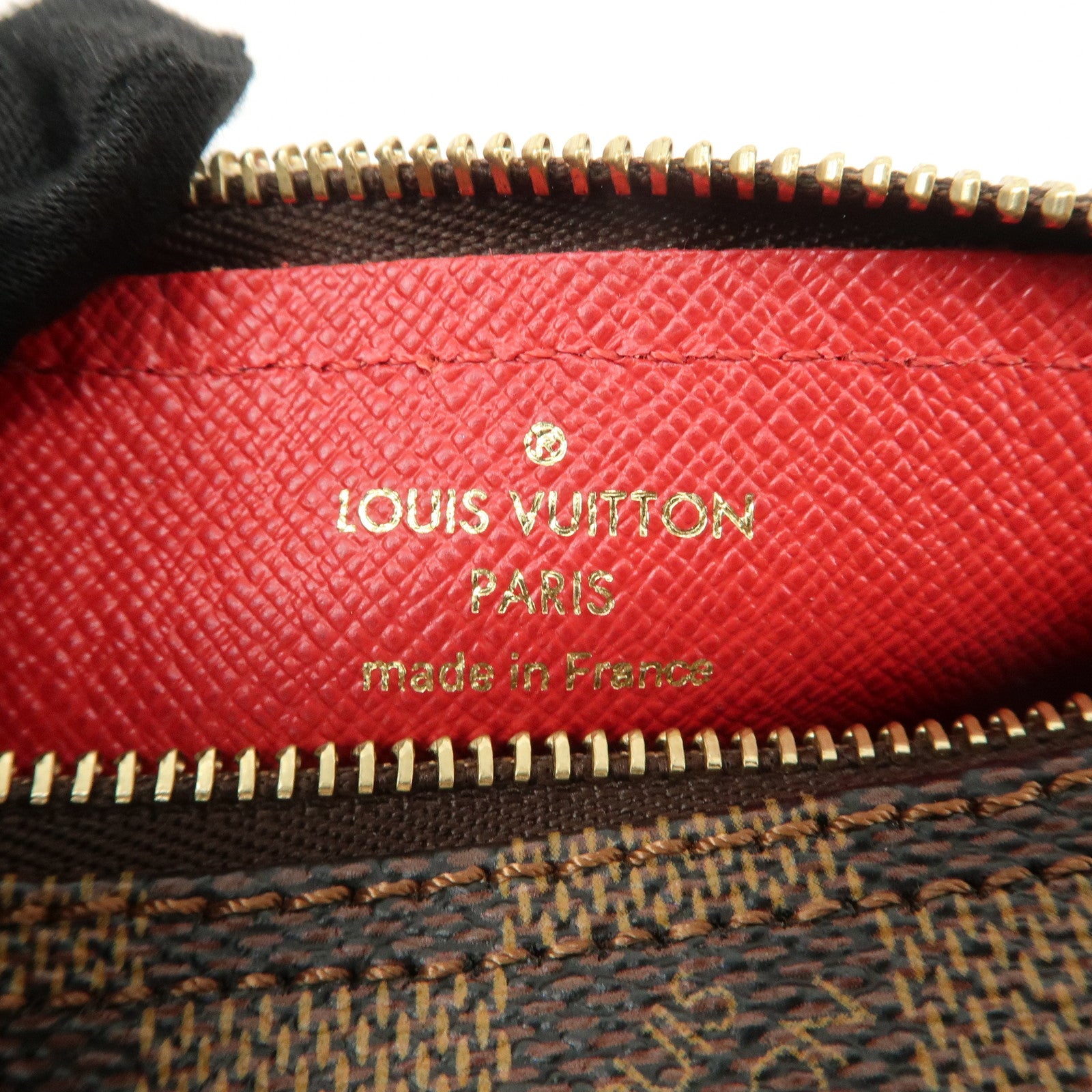 Louis Vuitton Damier Ebene Pouch for Papillon Bag Brown