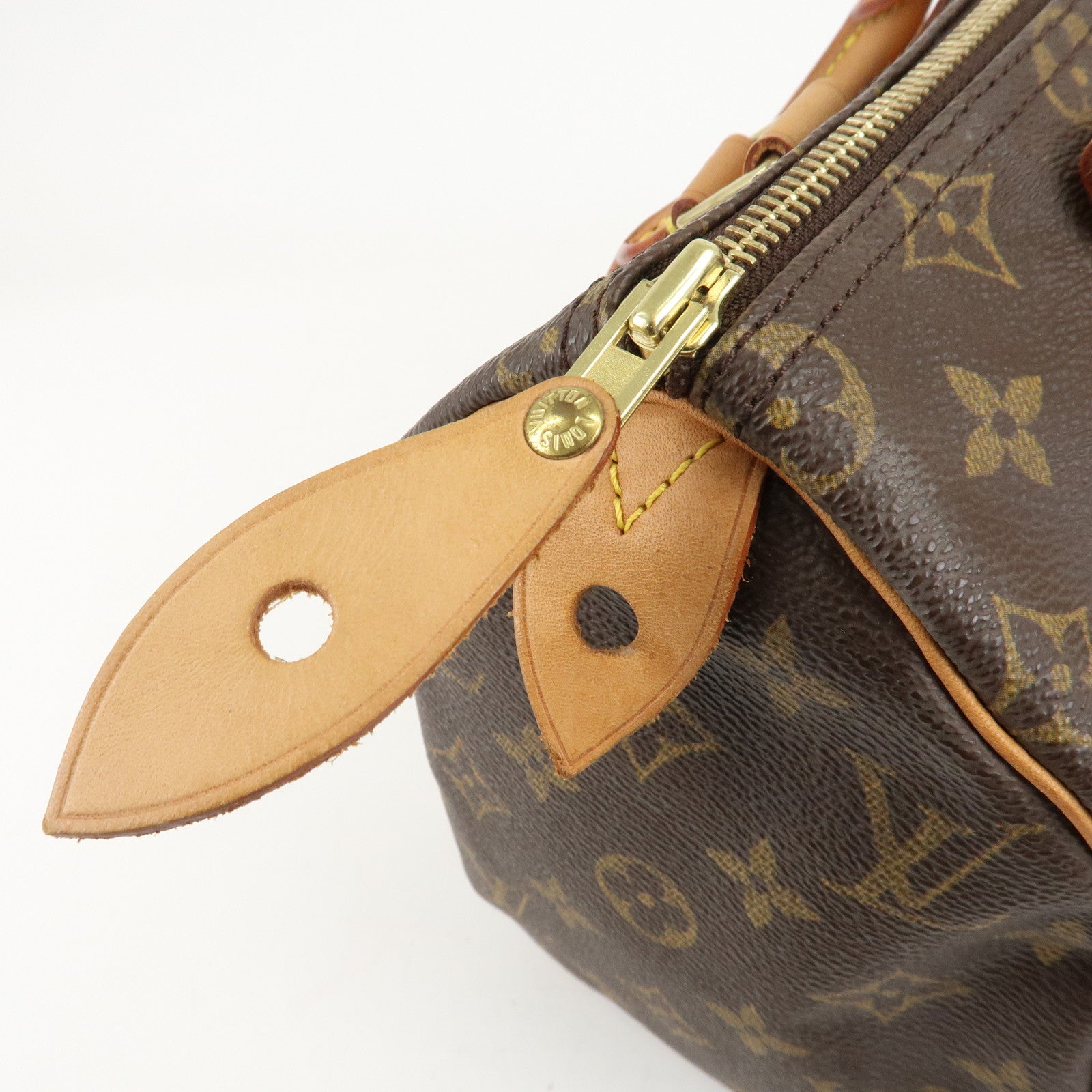 Louis Vuitton Monogram Speedy 25 Hand Bag Boston Bag M41528