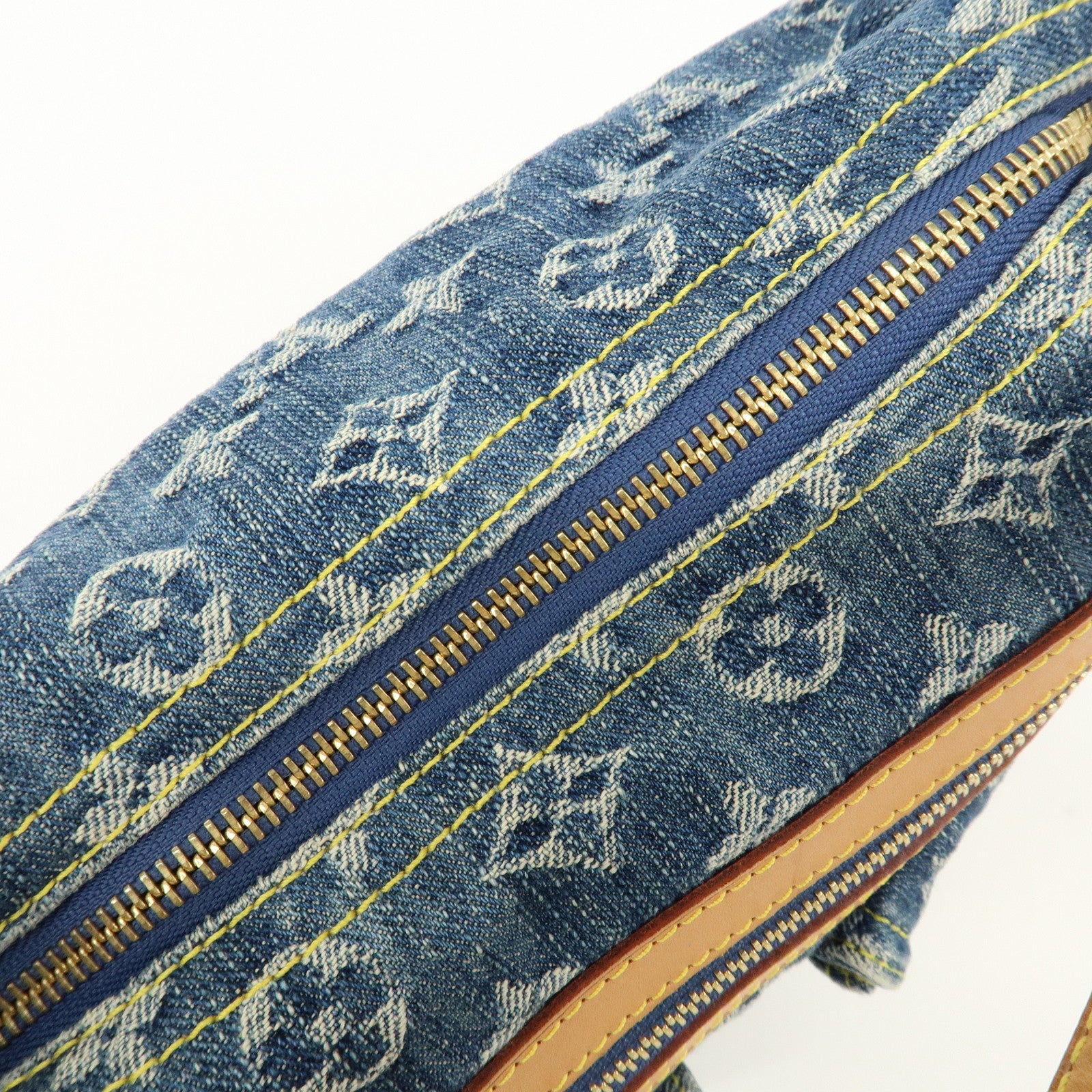 Louis Vuitton Monogram Denim Baggy PM Shoulder Bag Strap M95049