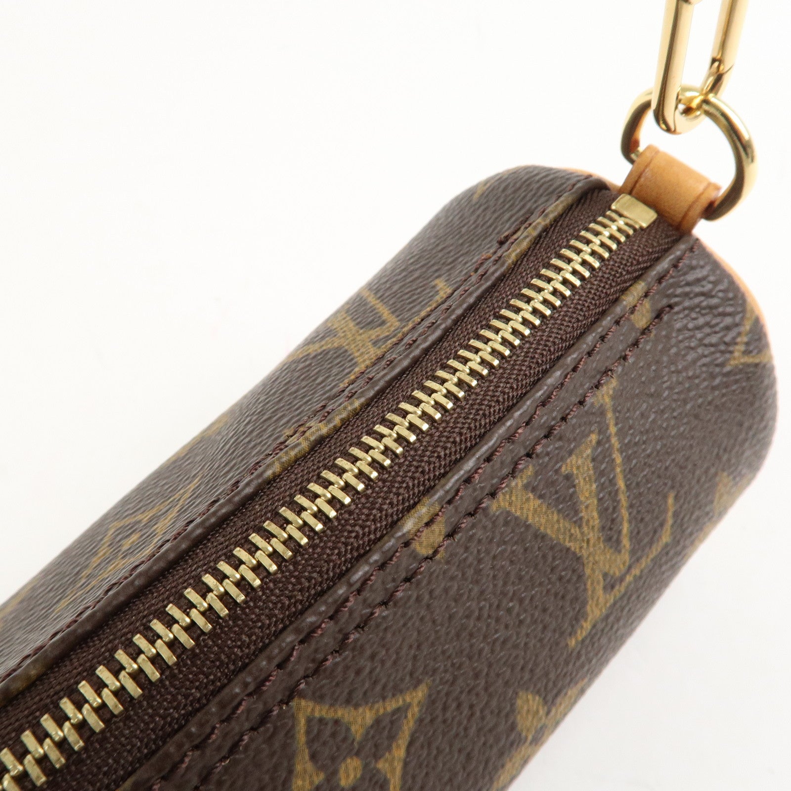 Louis Vuitton Monogram Mini Pouch for Papillon Bag Brown