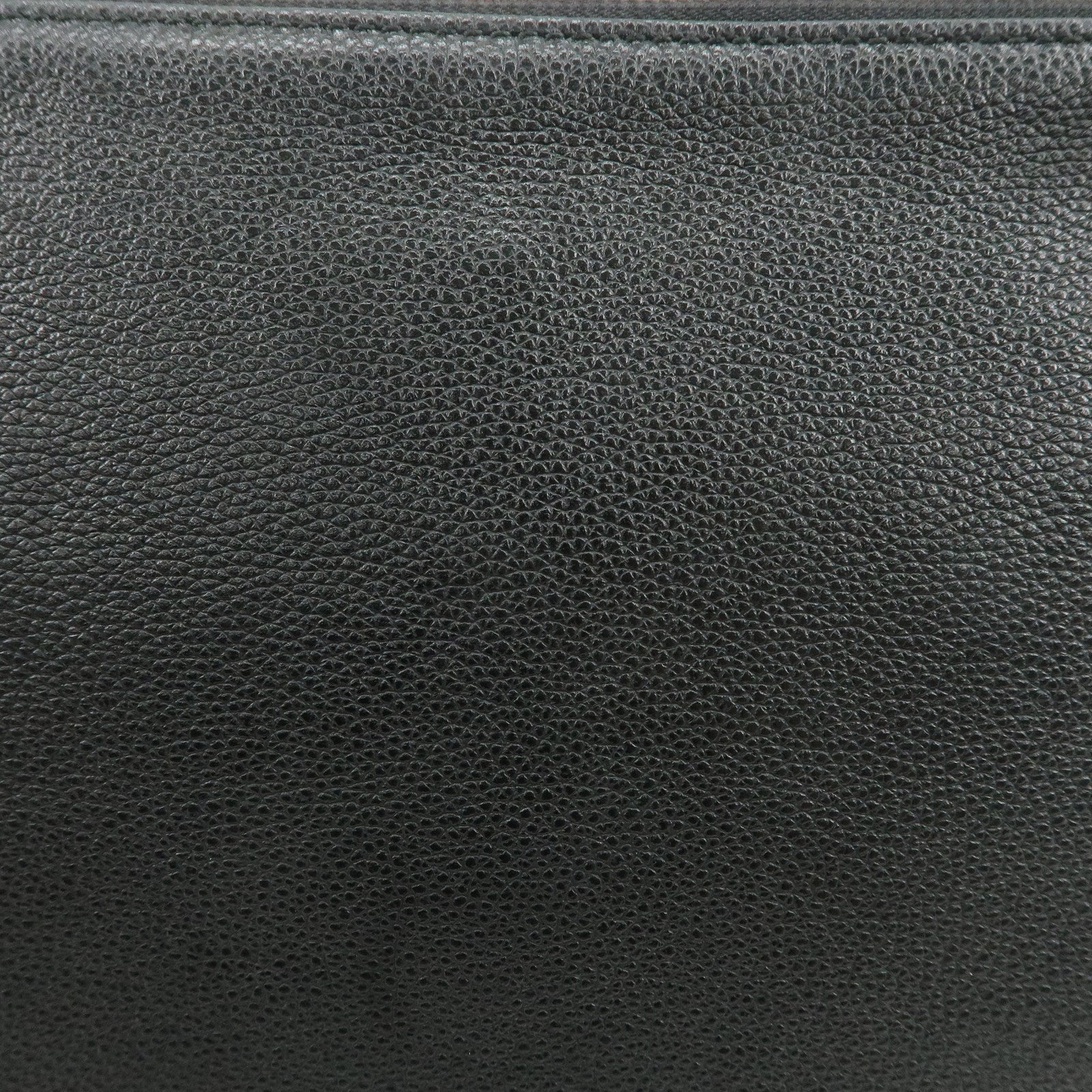 GUCCI Sherry Leather Portfolio Clutch Bag Medium Black 572770