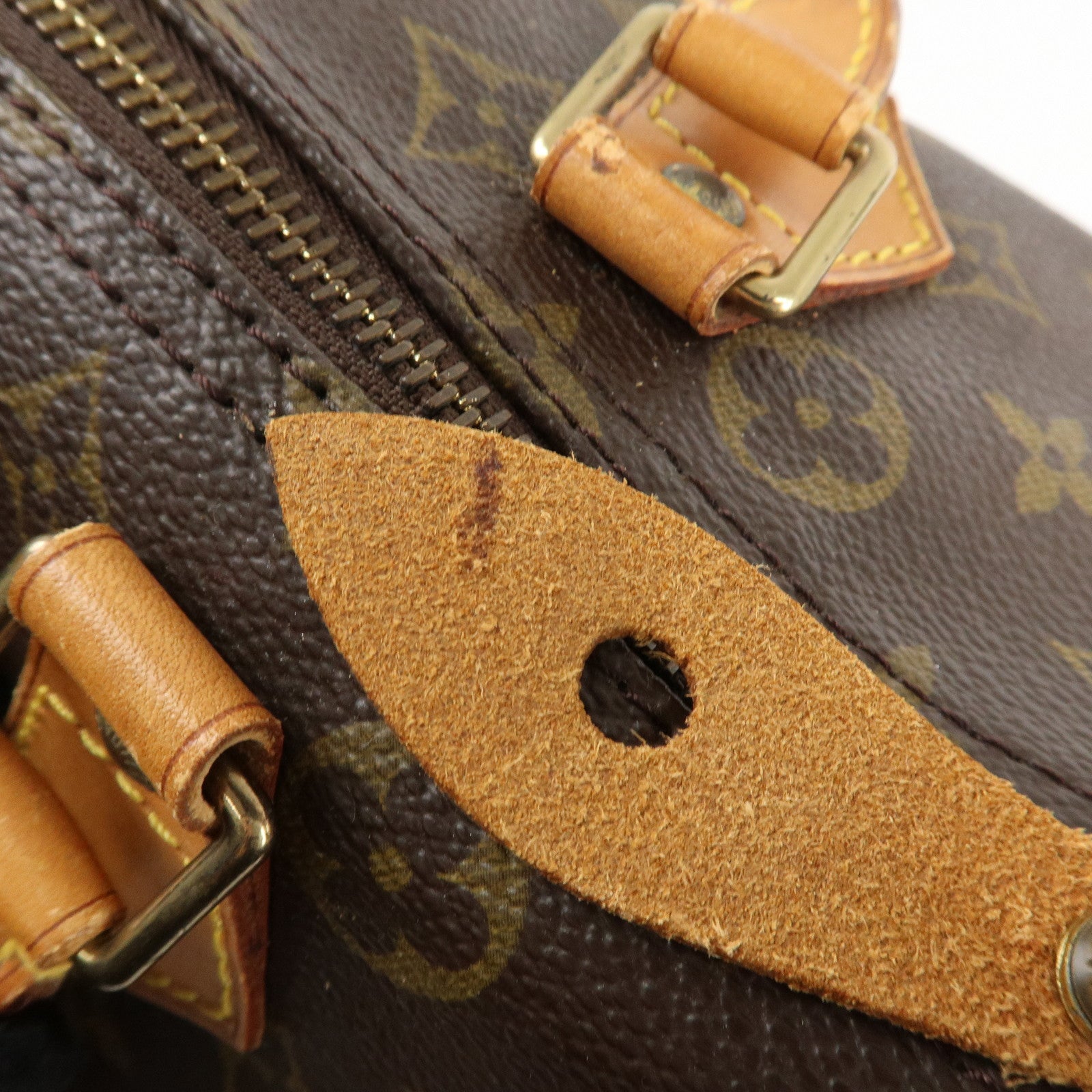 Louis Vuitton Monogram Speedy 30 Hand Bag Boston Bag M41108 Used